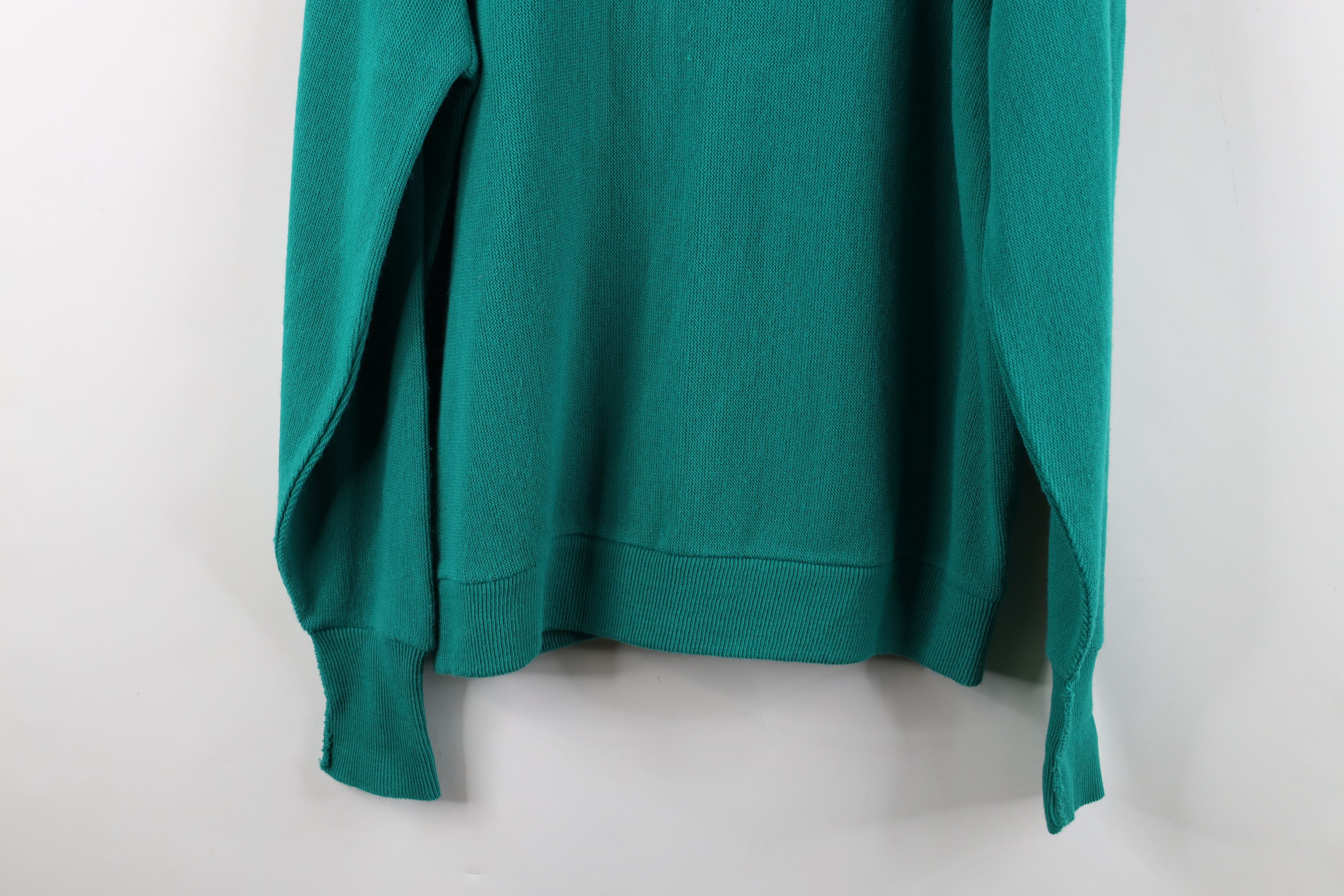 Izod Vintage 90s Izod Knit Button Cardigan Sweater Teal USA Size US XL / EU 56 / 4 - 11 Thumbnail