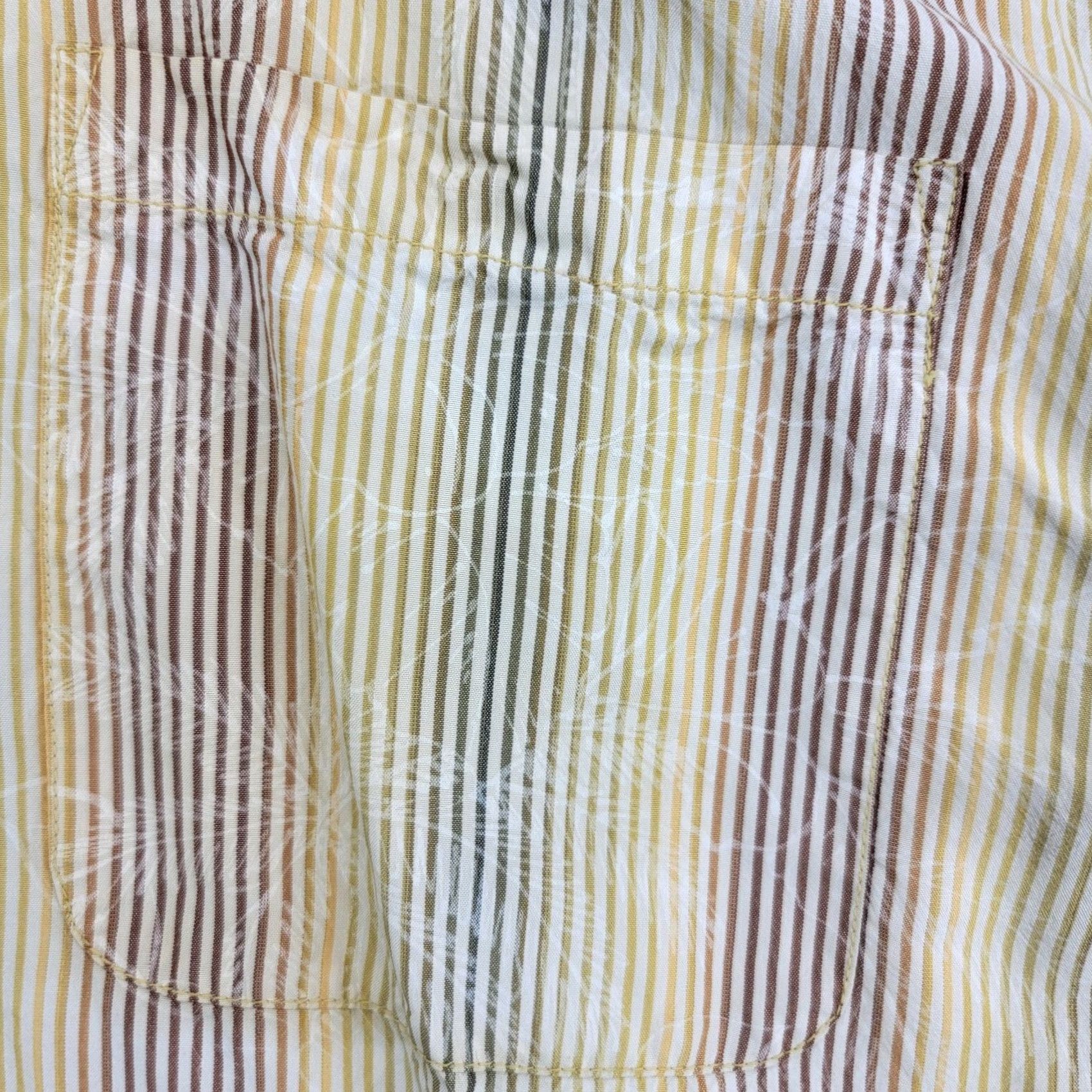Tommy Bahama Tommy Bahama Shirt Mens Large 100% Silk Striped Floral Button-Down Short Sleeve Tropical Beach Bohemian Florida Mens Size US L / EU 52-54 / 3 - 4 Thumbnail