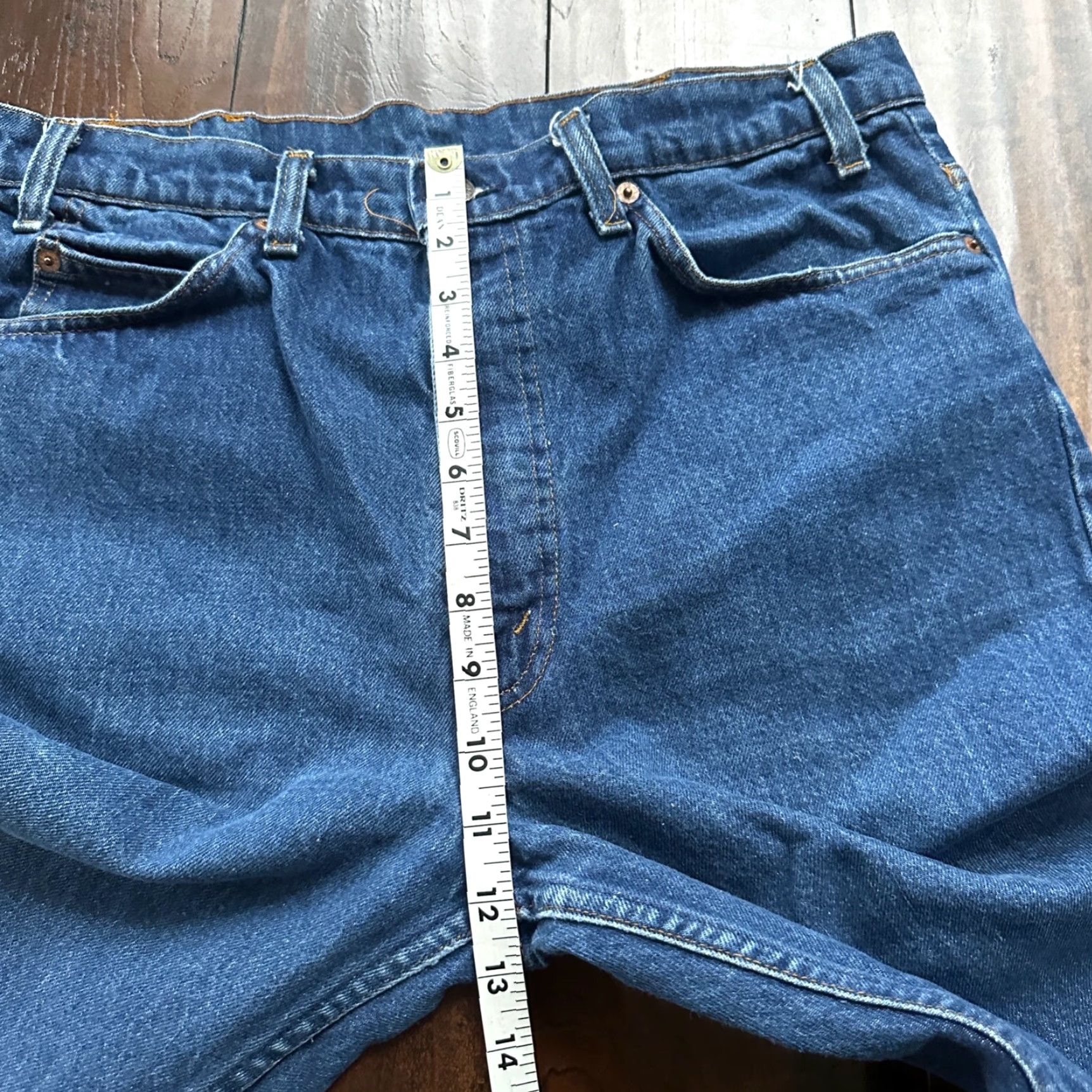 Levi's VINTAGE Levi's Jeans 80s Flared Boot Cut Womens 36x36 Blue Cotton Denim Mid Rise 501 Series Size US 36 / EU 52 - 7 Thumbnail