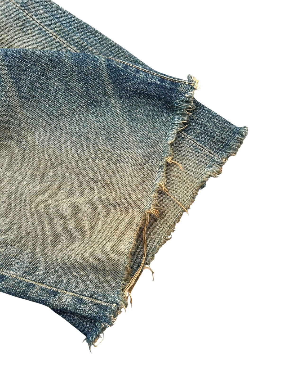 Edwin × Kapital × Vintage Vintage Edwin Selvedge Distressed Mud Wash Rusty Short Denim Size US 29 - 7 Thumbnail