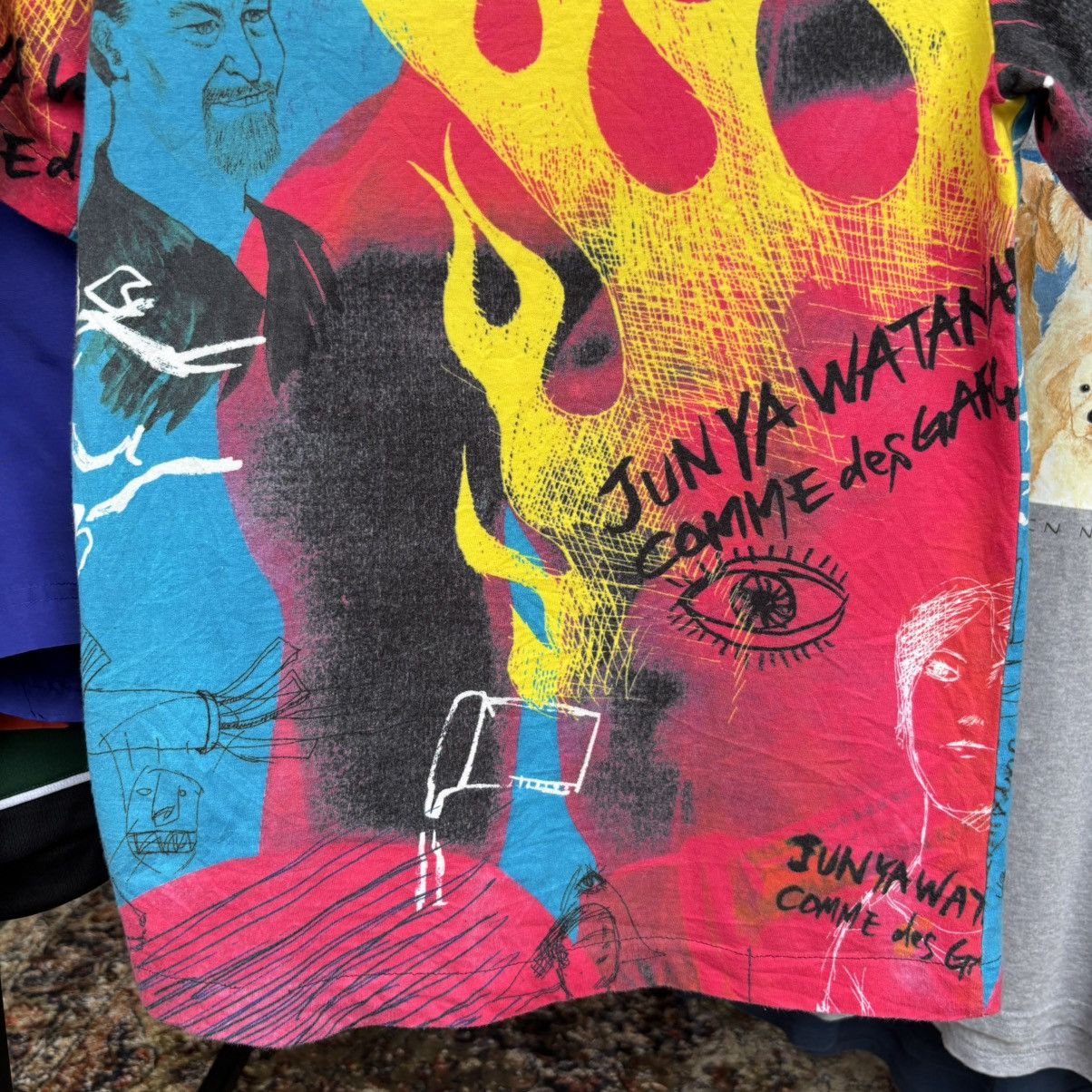 Junya Watanabe Junya Watanabe Comme Des Garcons SS 2002 Abstract Art Tee Size S / US 4 / IT 40 - 7 Thumbnail