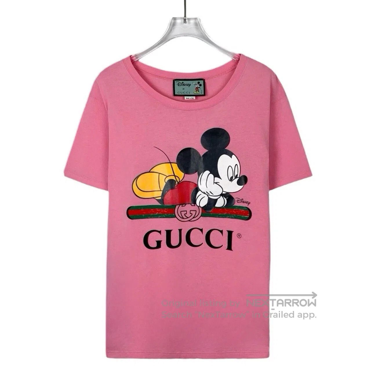 Gucci Gucci x Disney Mickey Mouse Pink T-shirt. Size S / US 4 / IT 40 - 1 Thumbnail