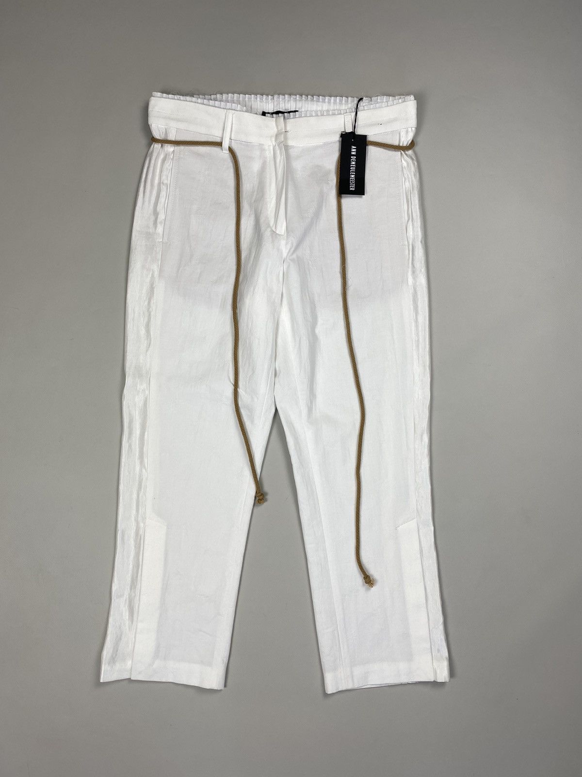 Ann Demeulemeester BNWT! Ann Demeulemeester cropped dress pants trousers Size 27" / US 4 / IT 40 - 1 Thumbnail