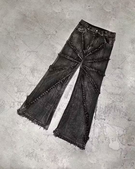 Japanese Brand Versatile Distressed Denim Pant Size US 34 / EU 50 - 5 Thumbnail