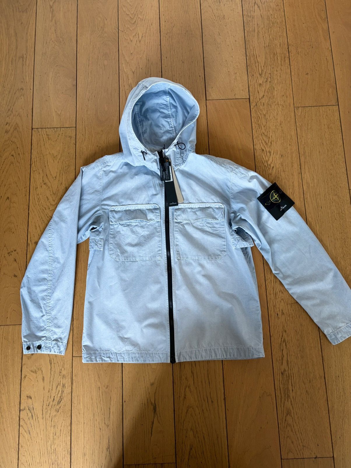 Stone Island Stone island Supima Overshirt Size US L / EU 52-54 / 3 - 1 Thumbnail