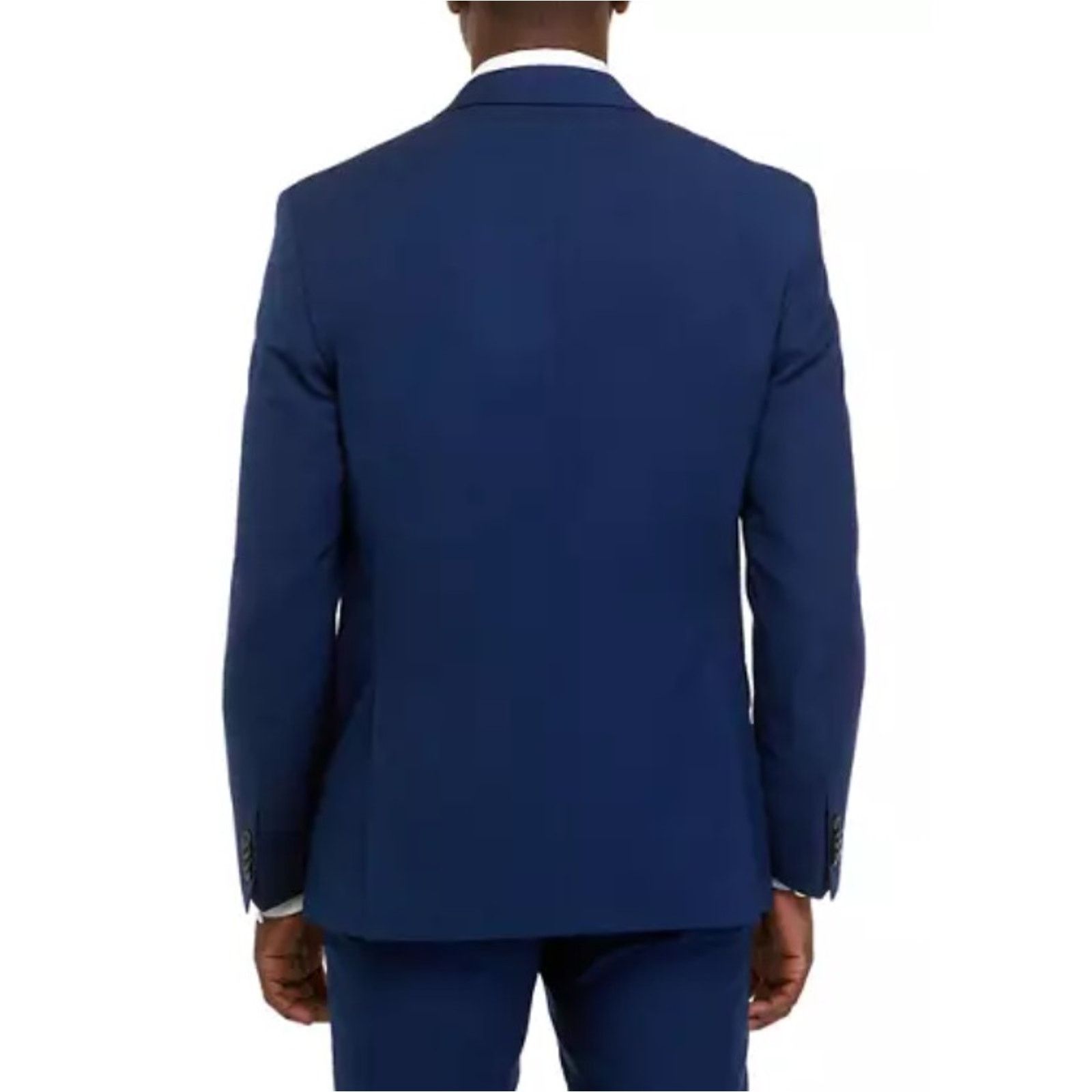 Kenneth Cole Kenneth Cole Reaction Men's Blue Classic Slim Blazer 42R Size 42R - 2 Thumbnail