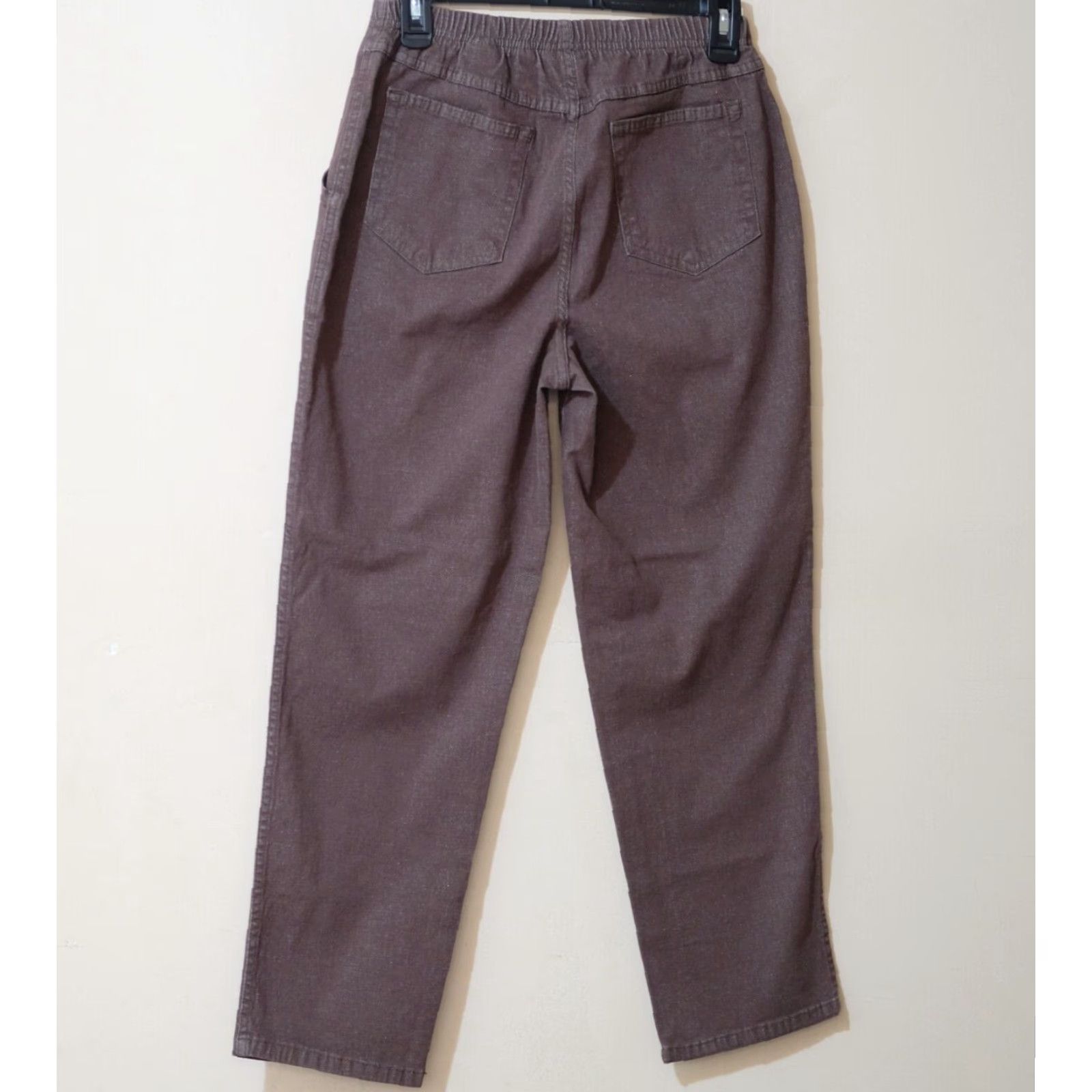 CO D&Co Denim & Company Pull on Jeans Brown Women's S SP H44-22 Size 28" / US 6 / IT 42 - 4 Thumbnail