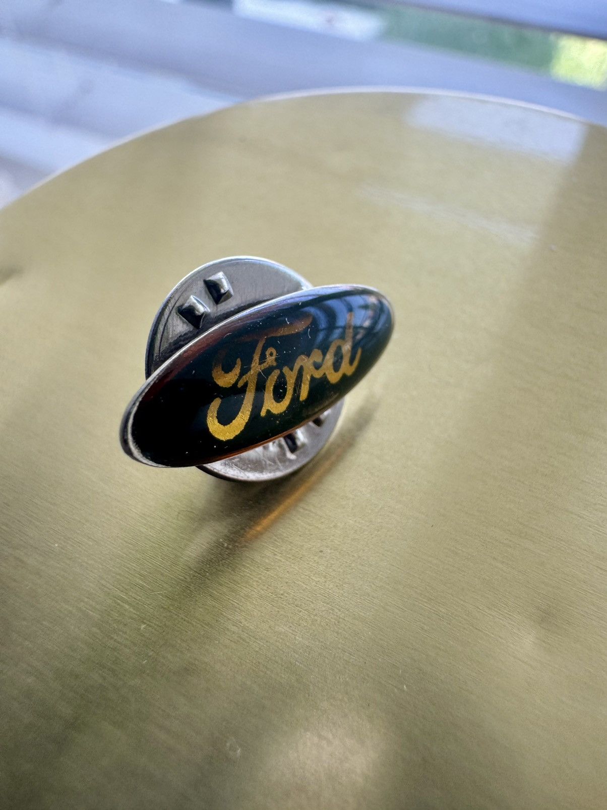 Ford Vintage FORD Logo Push Pin - Dark Green / Gold Size ONE SIZE - 6 Thumbnail