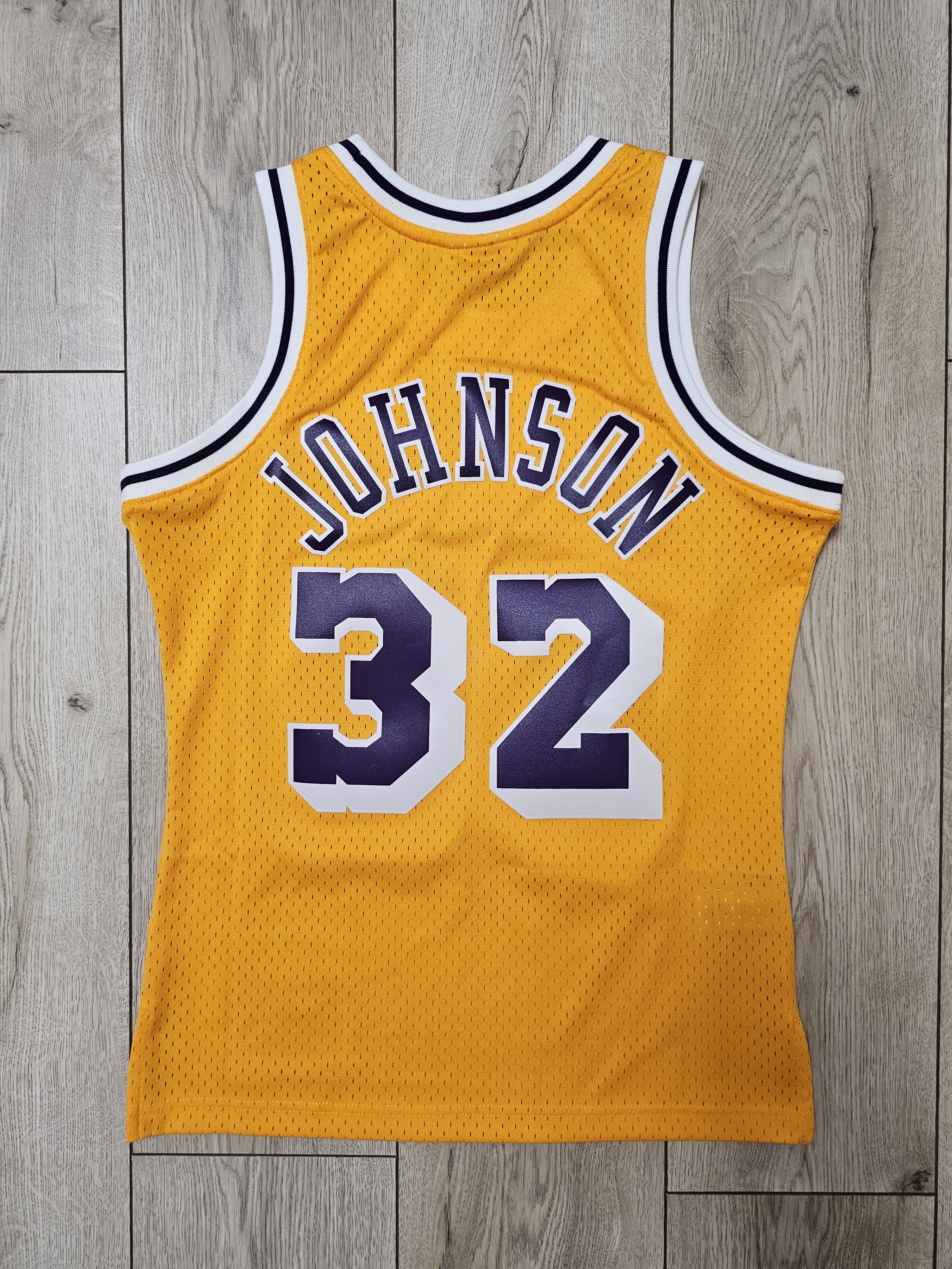 Mitchell & Ness × NBA × Vintage MAGIC JOHNSON 1984 JERSEY LAKERS JERSEY BASKETBALL SHIRT Size US S / EU 44-46 / 1 - 2 Thumbnail