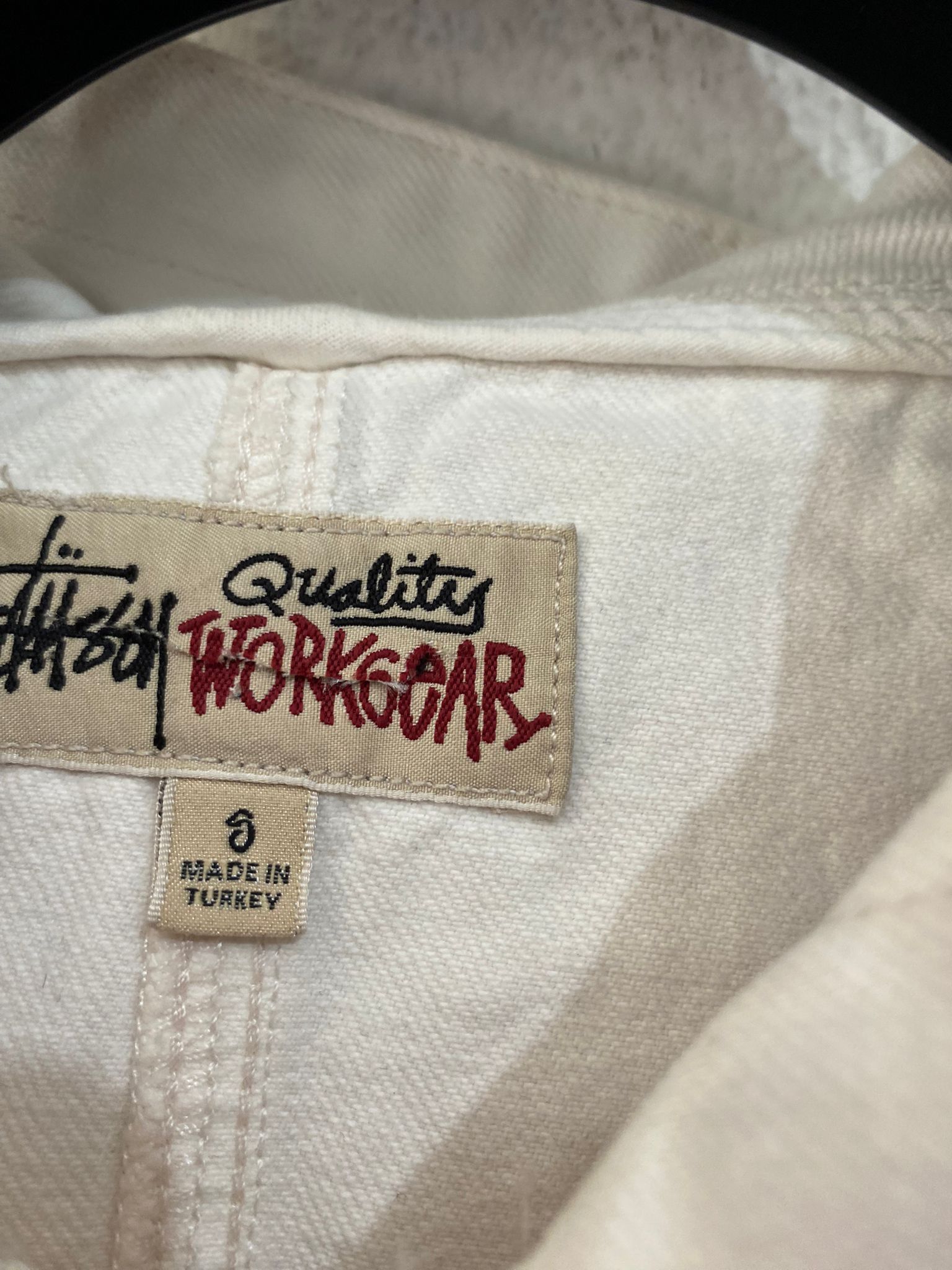Stussy Spray Dye Hooded Work Jacket Faded Pink Size US S / EU 44-46 / 1 - 12 Thumbnail