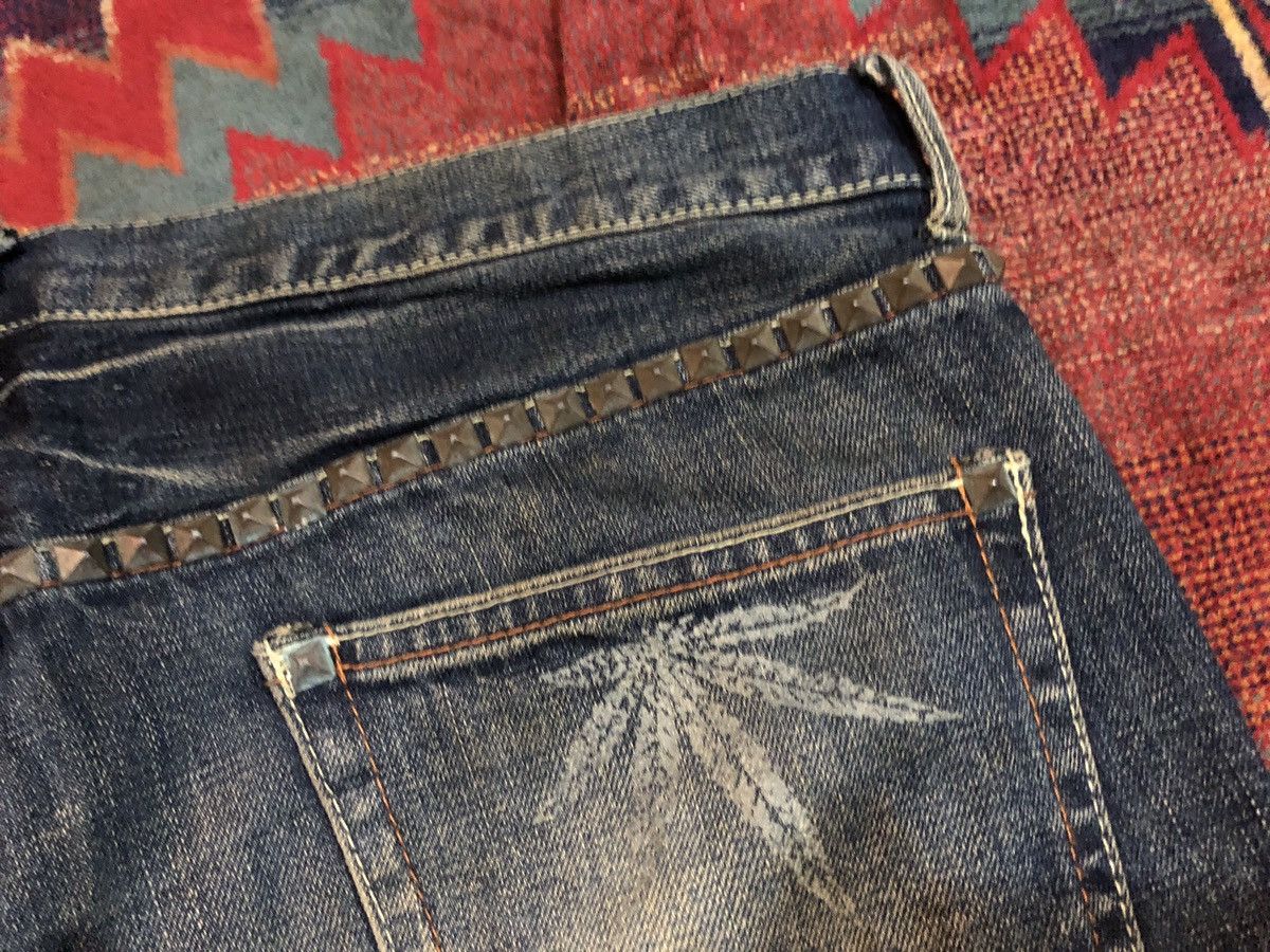 Japanese Brand In Kokomo Studded Denim Jeans Size US 36 / EU 52 - 11 Thumbnail