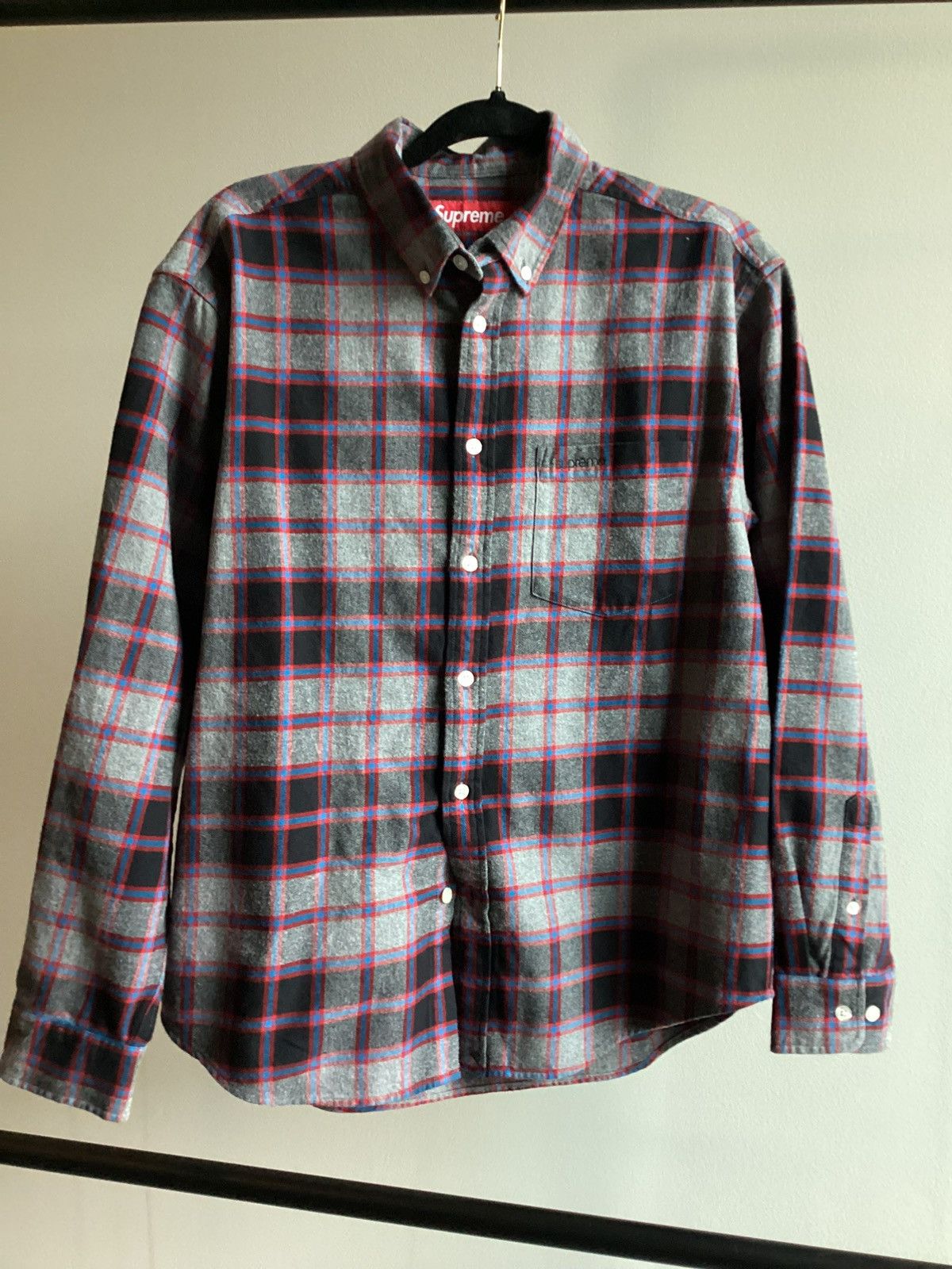 Supreme Supreme Plaid Flannel Size US S / EU 44-46 / 1 - 1 Thumbnail