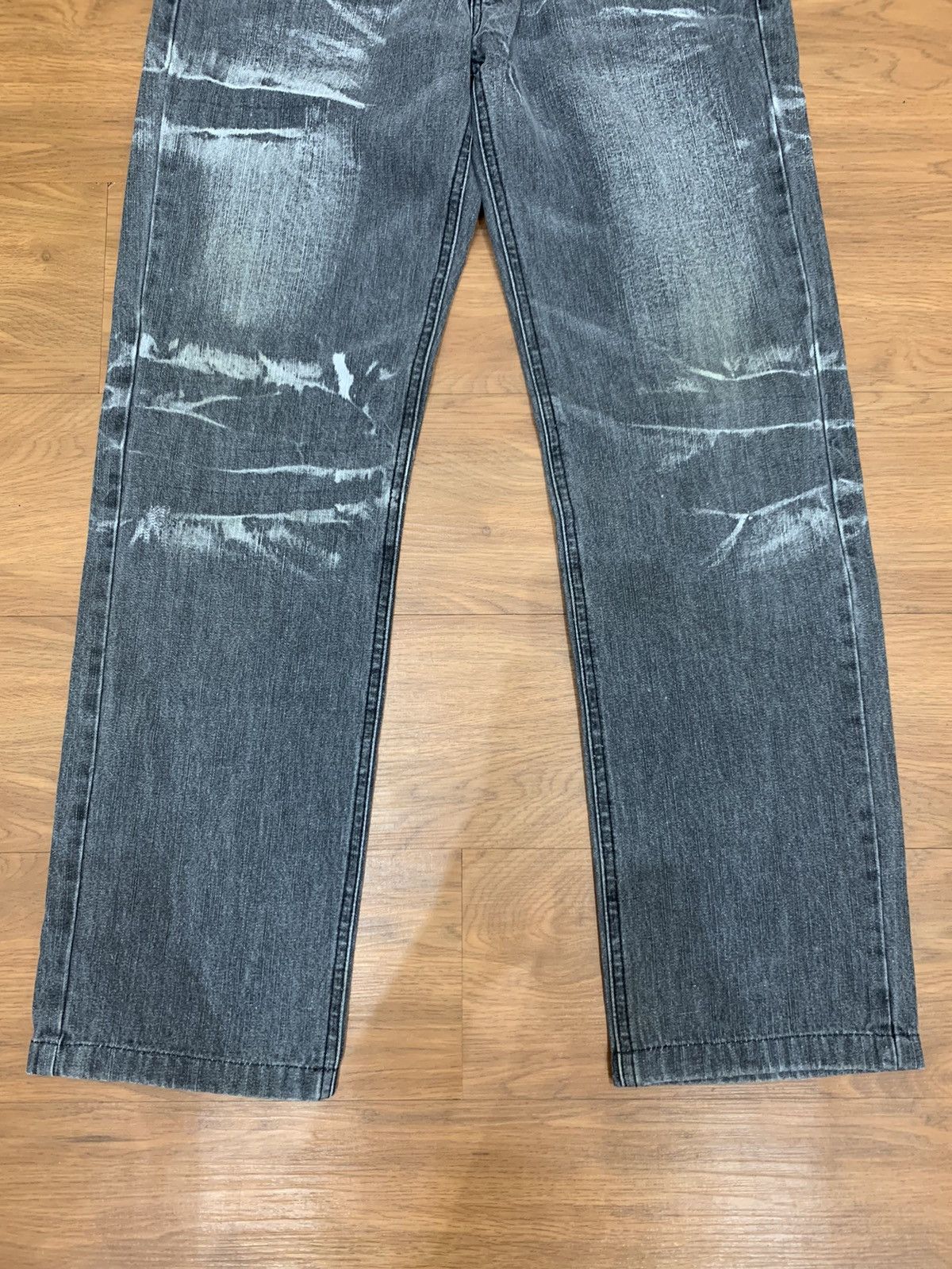 GOSTAR DE FUGA × LOWBOX × PPFM Lowbox grey washed denim japanese jeans Size US 30 / EU 46 - 3 Thumbnail