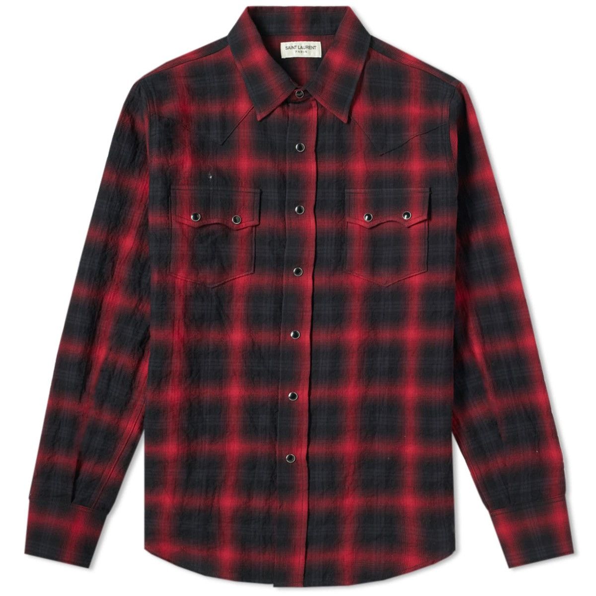 Hedi Slimane × Saint Laurent Paris Saint Laurent Western Shirt Size US S / EU 44-46 / 1 - 4 Thumbnail