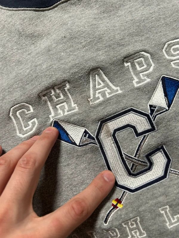 Chaps Ralph Lauren Chaps Ralph Lauren Grey Sweatshirt Classic VIntage Size US L / EU 52-54 / 3 - 5 Thumbnail