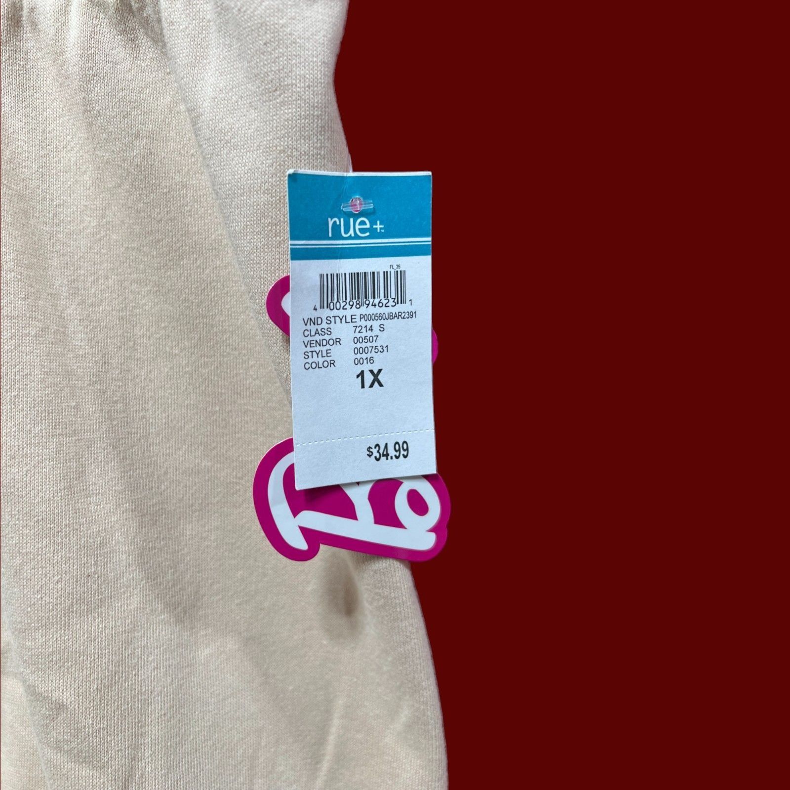 Other Mattel - Barbie - Women's Sweatpants - Beige - 1X Size 40" / US 18 - 9 Thumbnail