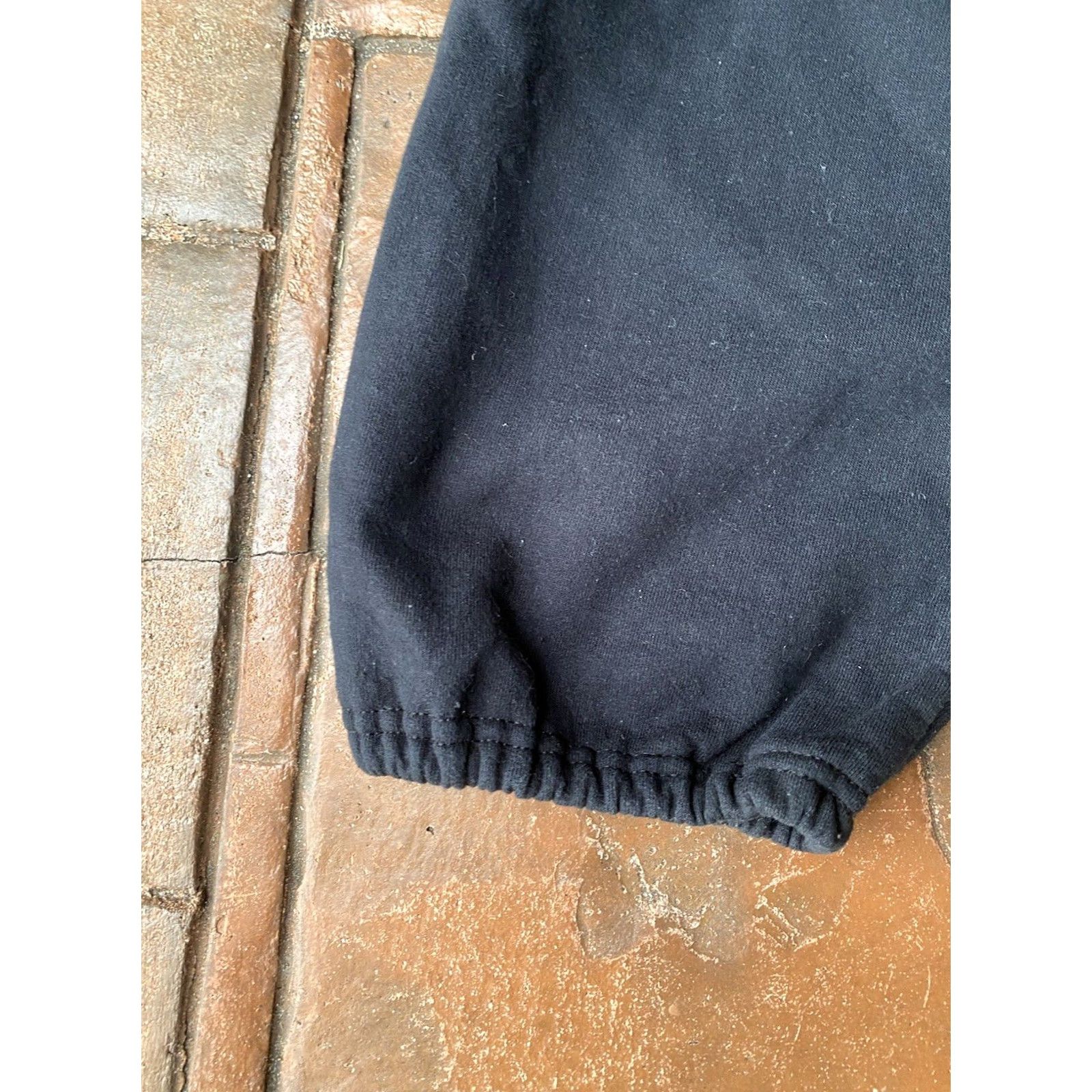 FELT FELT Felt For Every Living Thing Ibiza Cherry Sweatpants Pockets Drawstring XL Black Cotton Logo Pants Men Hands 80s? Size US 36 / EU 52 - 5 Thumbnail