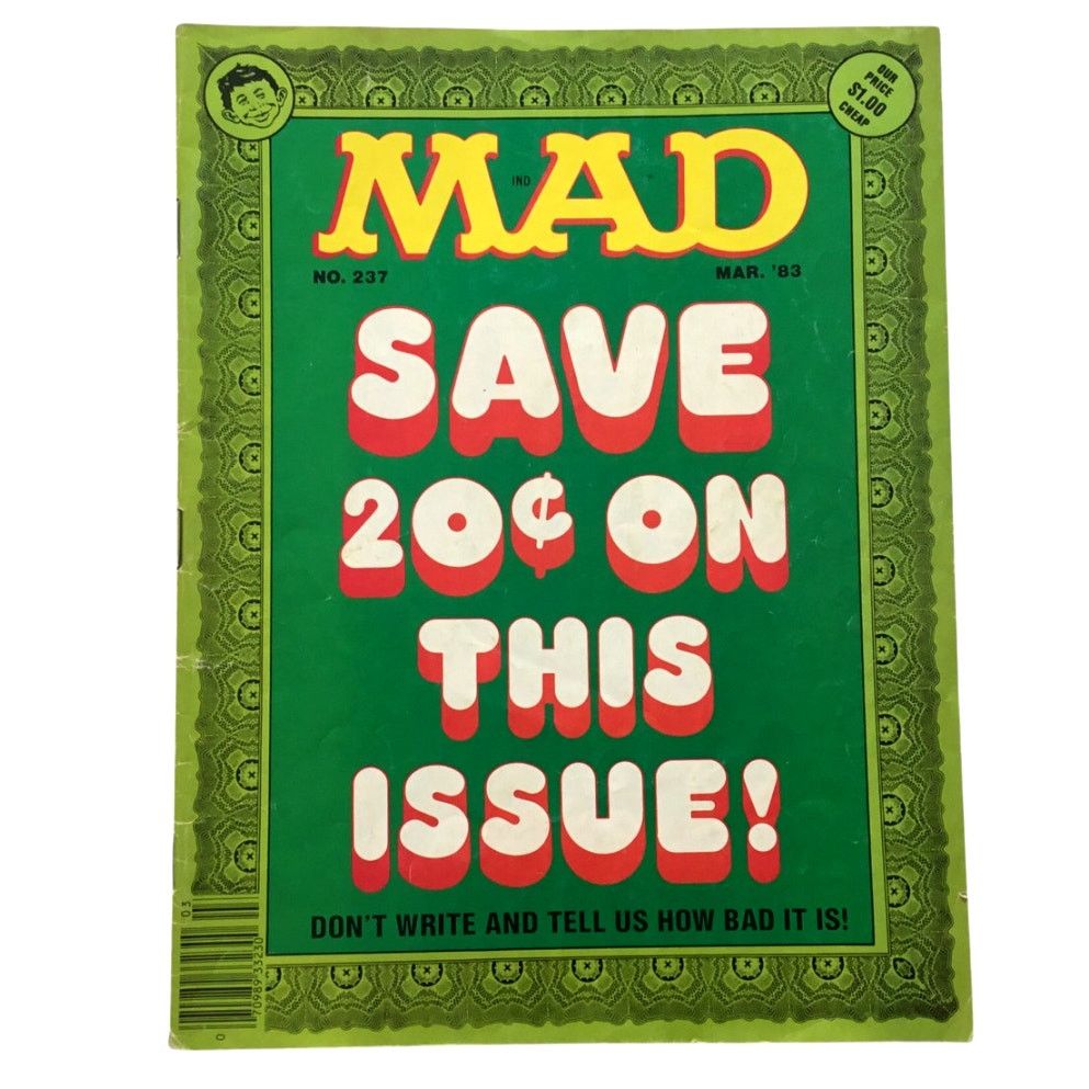 Other Mad Magazine No. 237 March 1983 Vintage Size ONE SIZE - 1 Thumbnail