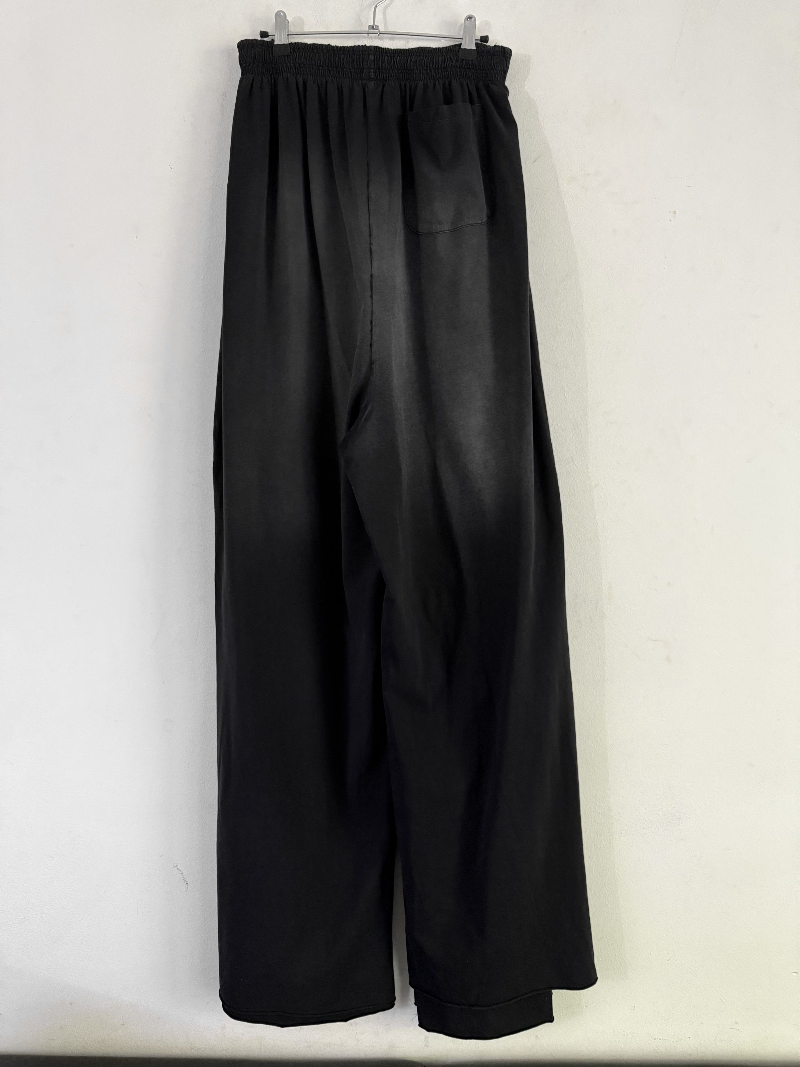 Vetements Vestments Men’s Baggy Pants In Black Délavé Size US 30 / EU 46 - 3 Thumbnail