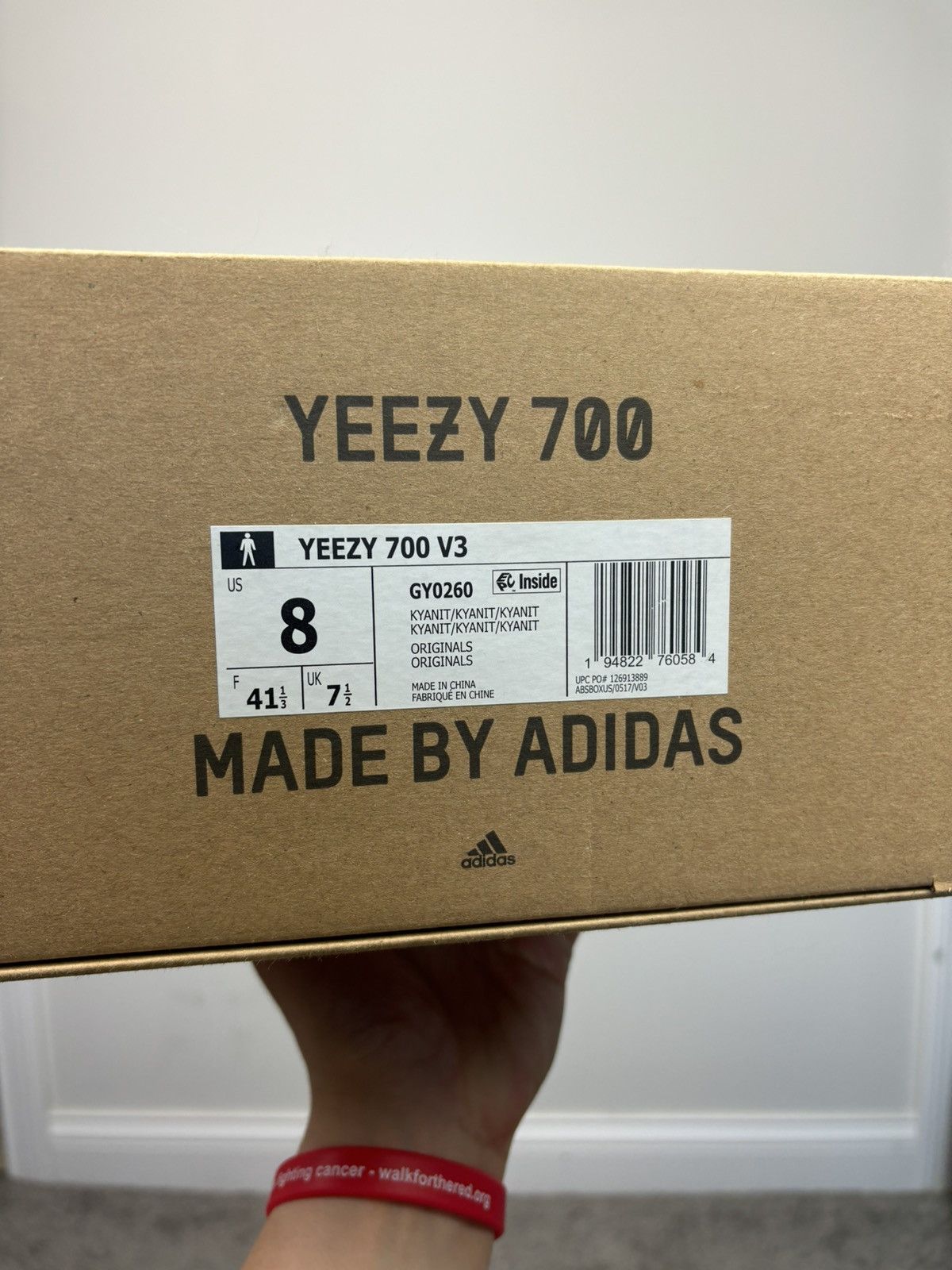 Adidas Adidas yeezy 700 v3 kyanite Size US 8 / EU 41 - 23 Thumbnail
