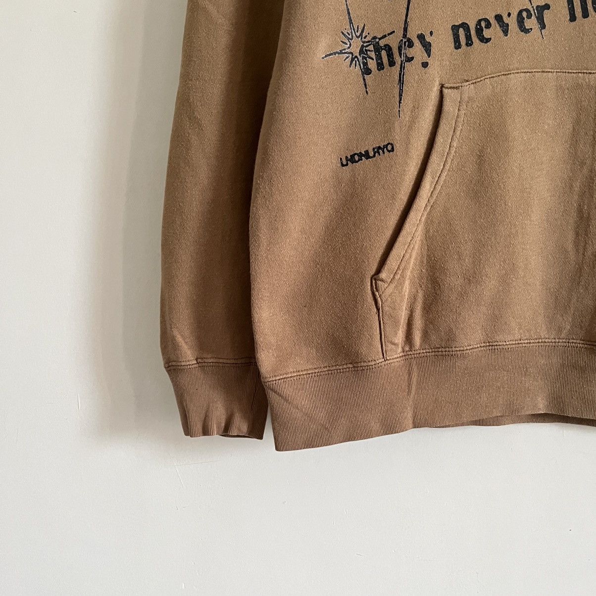 Japanese Brand Coen Japan Poem Faux Fur Hoodie Ifsixwasnine LGB style Size US M / EU 48-50 / 2 - 4 Thumbnail