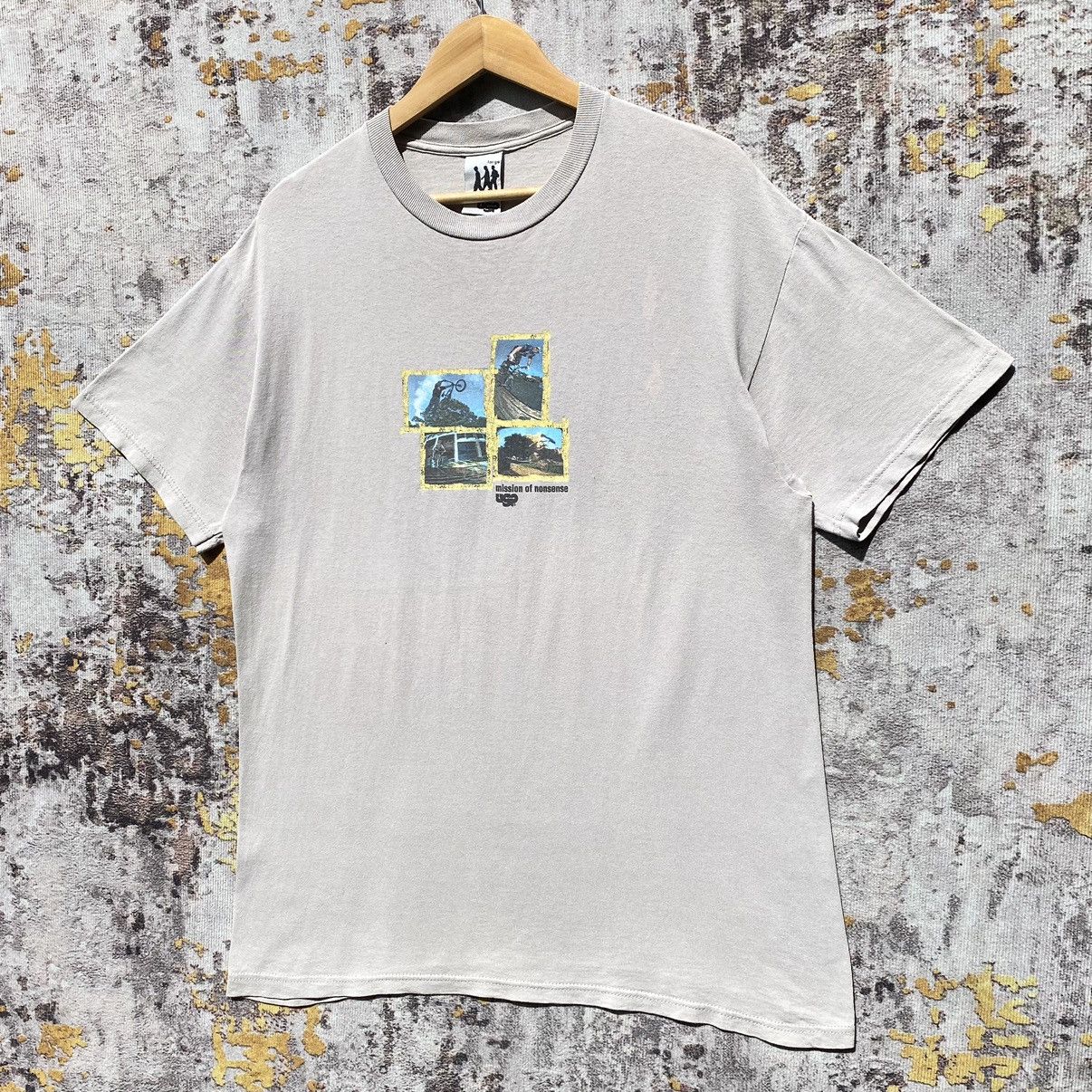 Vintage Vintage 90s UGP Mission Of Nonsense BMX Underground Shirt Size US L / EU 52-54 / 3 - 3 Thumbnail