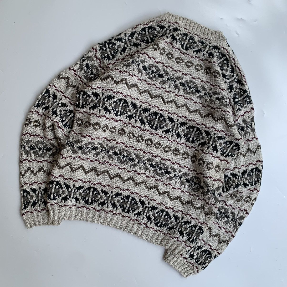 Coogi Knitwear vintage jumpers pattern grandpa sweater by Woolrich Size US XL / EU 56 / 4 - 5 Thumbnail