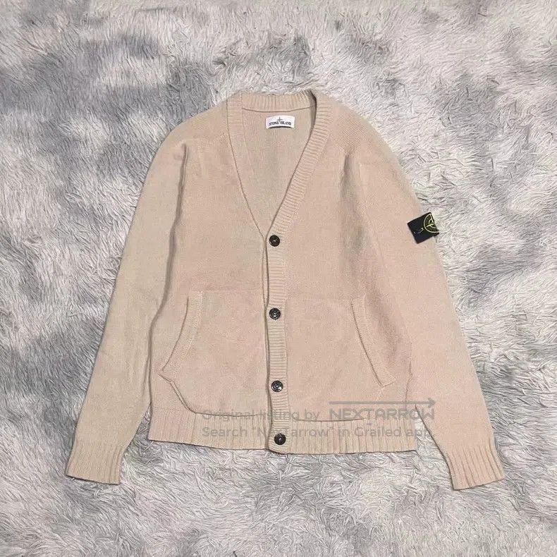 Stone Island Stone Island Knit Cardigan Jacket Apricot Pink Color Size Size US M / EU 48-50 / 2 - 1 Thumbnail