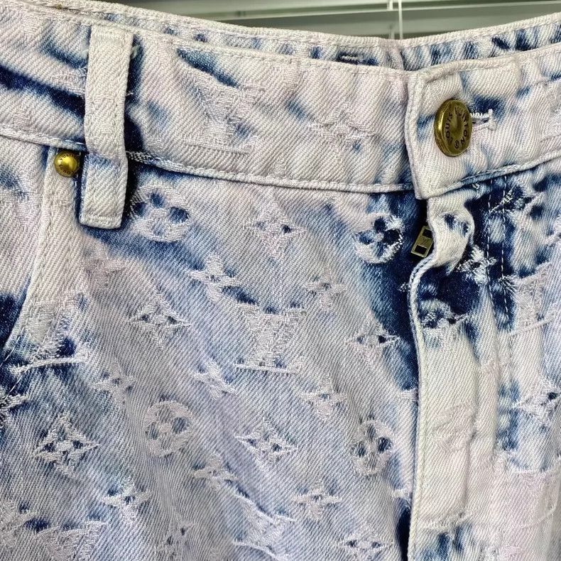 Louis Vuitton LOUIS VUITTON presbyopia and full print jeans 2504-Nextarro Size US 32 / EU 48 - 3 Thumbnail