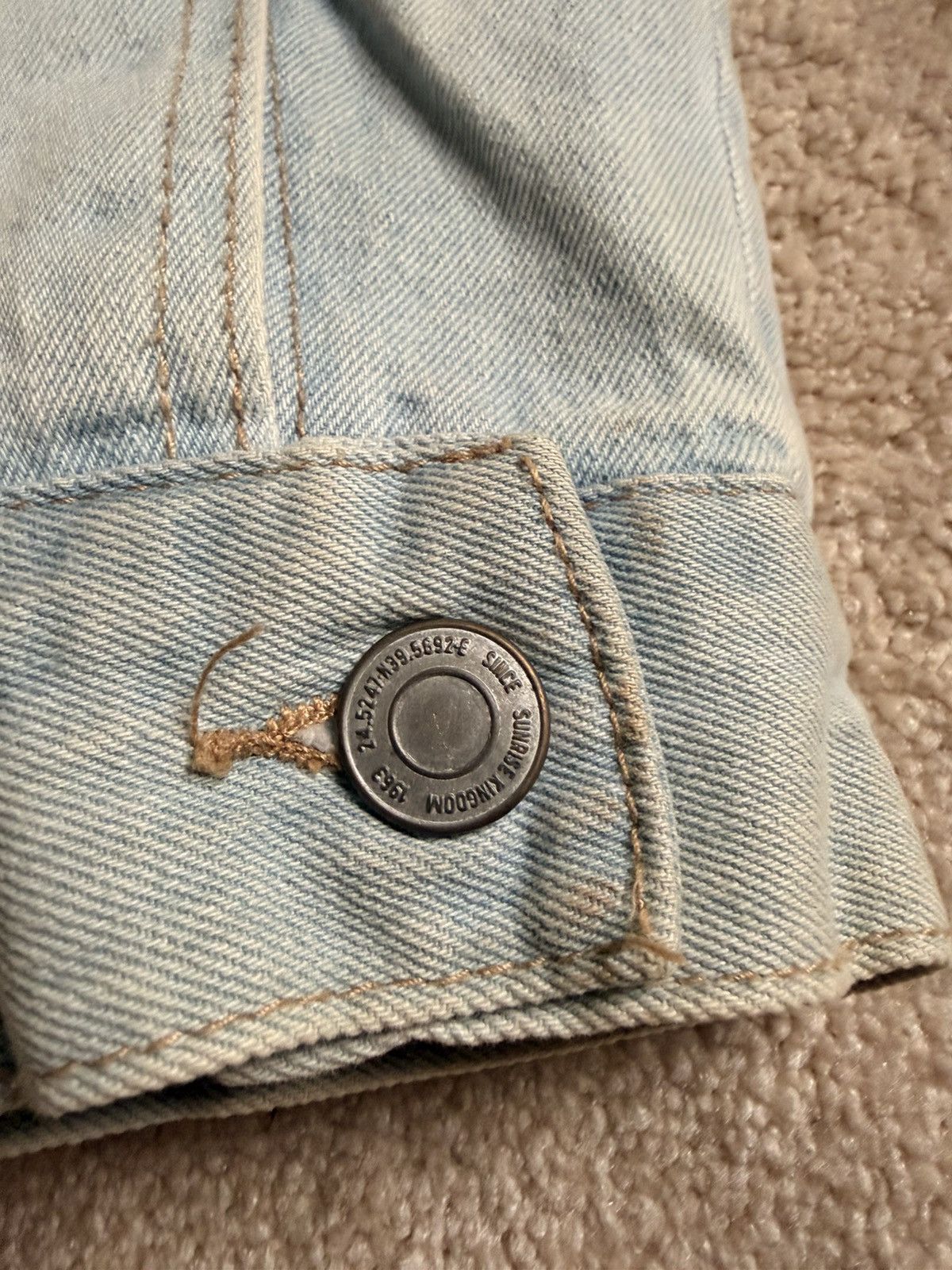 Other Sunrise kingdom mens sherpa denim trucker jacket size S Size US S / EU 44-46 / 1 - 7 Thumbnail