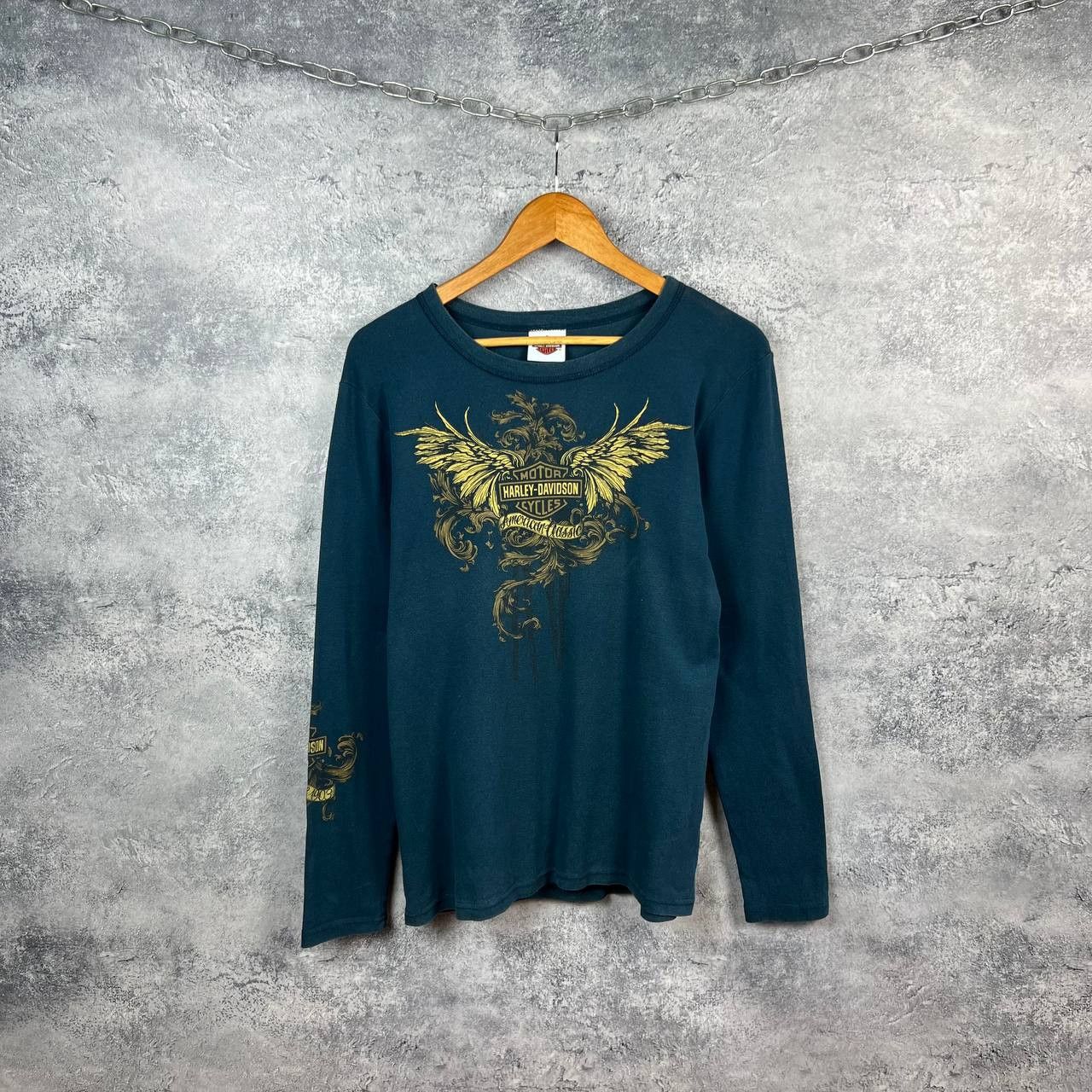 Harley Davidson Harley Davidson Vintage Longsleeve Size L / US 10 / IT 46 - 1 Thumbnail