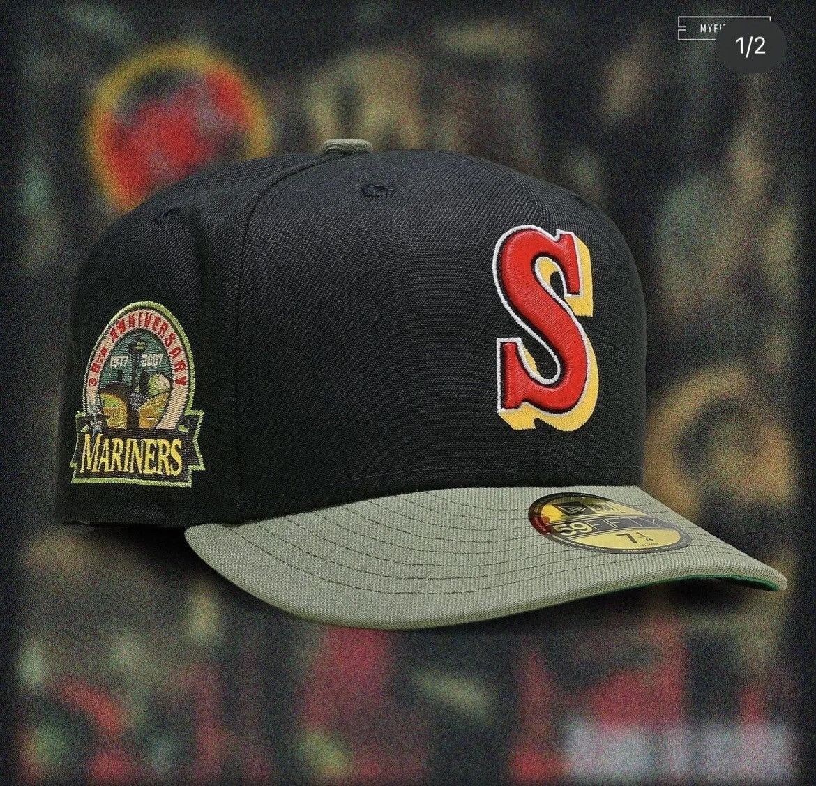 SEATTLE MARINERS 30TH ANNIVERSARY SLAYER 4 NEW ERA FITTED CAP