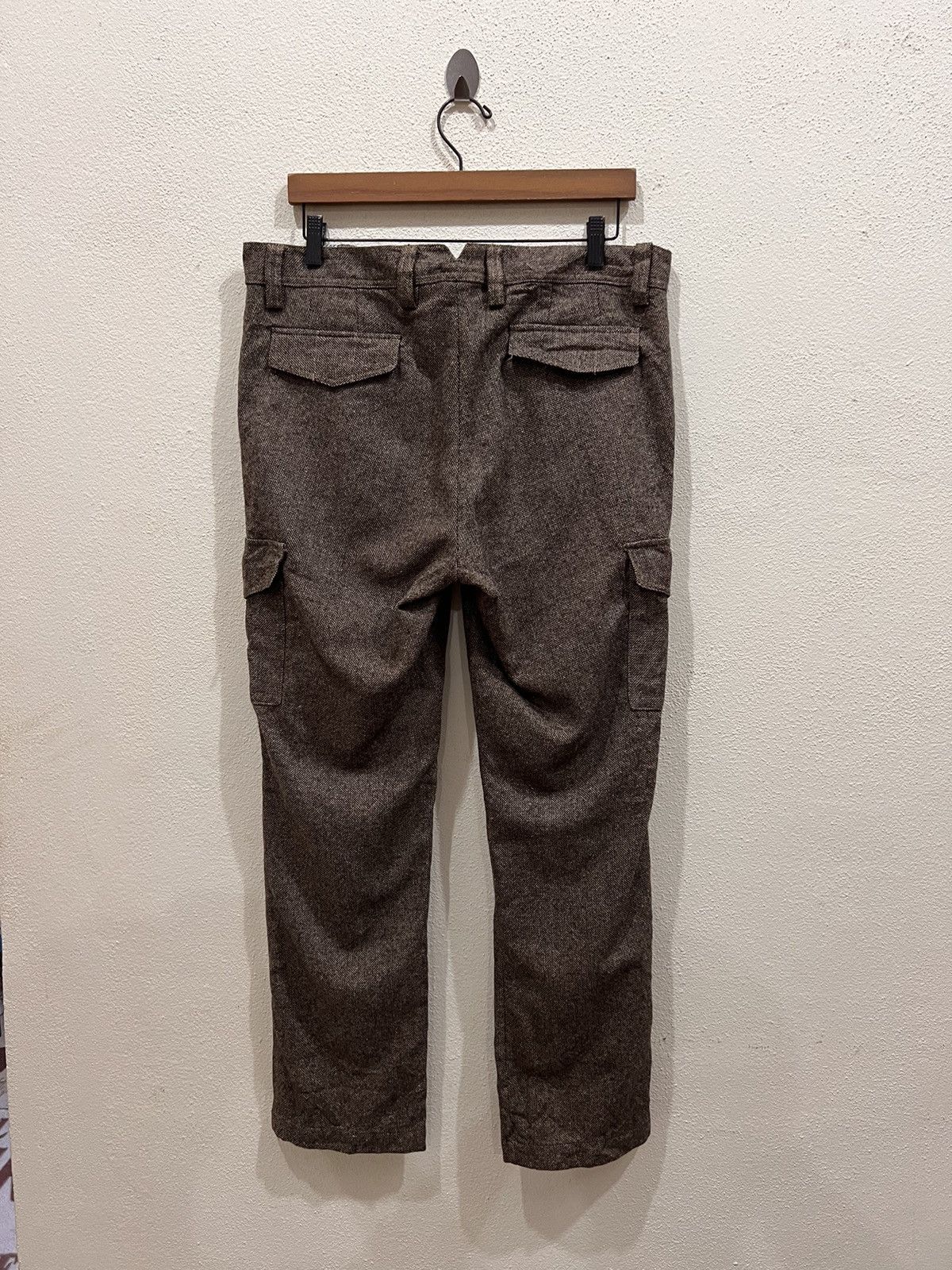 Global Work Japanese Brand Global Work Cargo Wool Pant Size US 35 - 5 Thumbnail