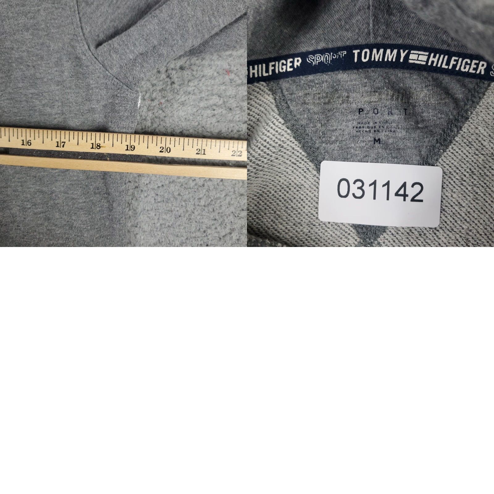 Tommy Hilfiger Tommy Hilfiger Sweatshirt Womens Medium Gray Hooded Pullover Casual Wear Size M / US 6-8 / IT 42-44 - 8 Thumbnail