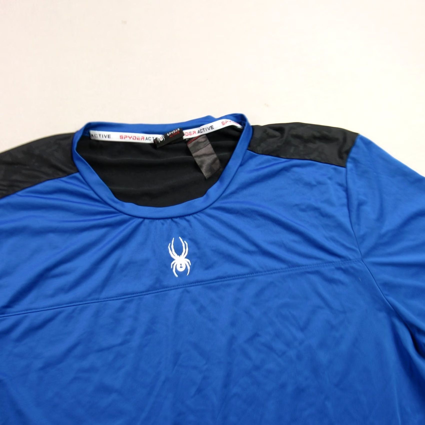 Spyder Spyder Shirt Mens Medium Short Sleeve Crew Neck Outdoors Lightweight Blue Shirt Size US M / EU 48-50 / 2 - 2 Thumbnail