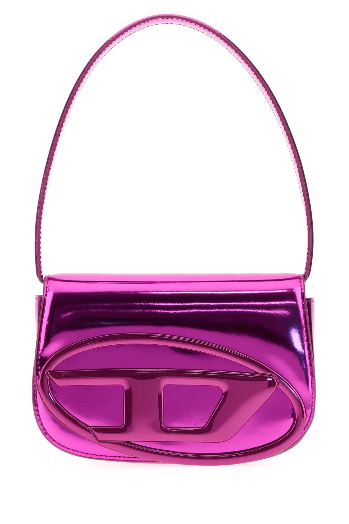 Diesel Fuchsia Leather 1Dr Shoulder Bag Size ONE SIZE - 1 Thumbnail