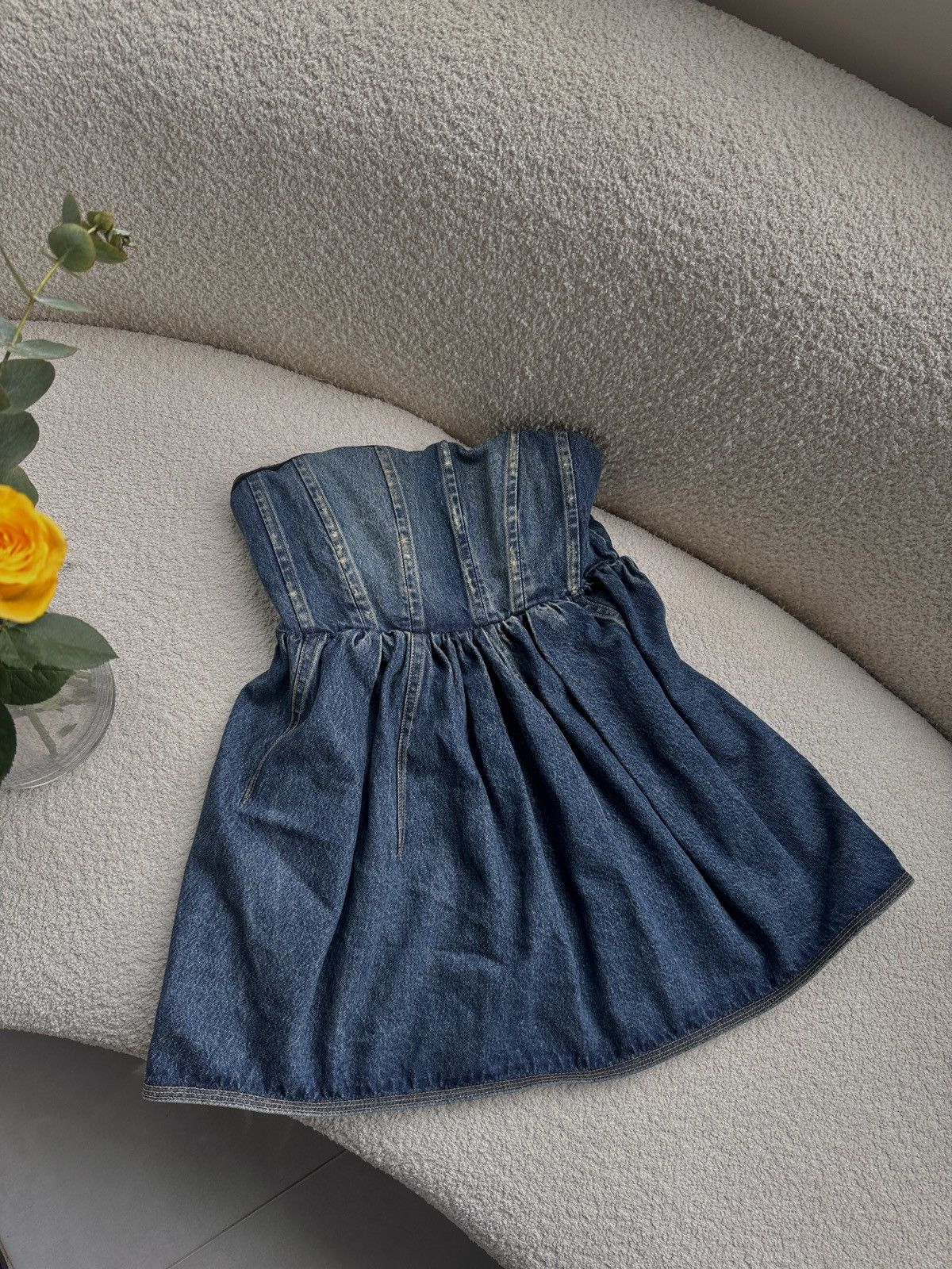 Designer × Marc Jacobs MARC Jacobs mini denim dress Size XS / US 0-2 / IT 36-38 - 3 Thumbnail