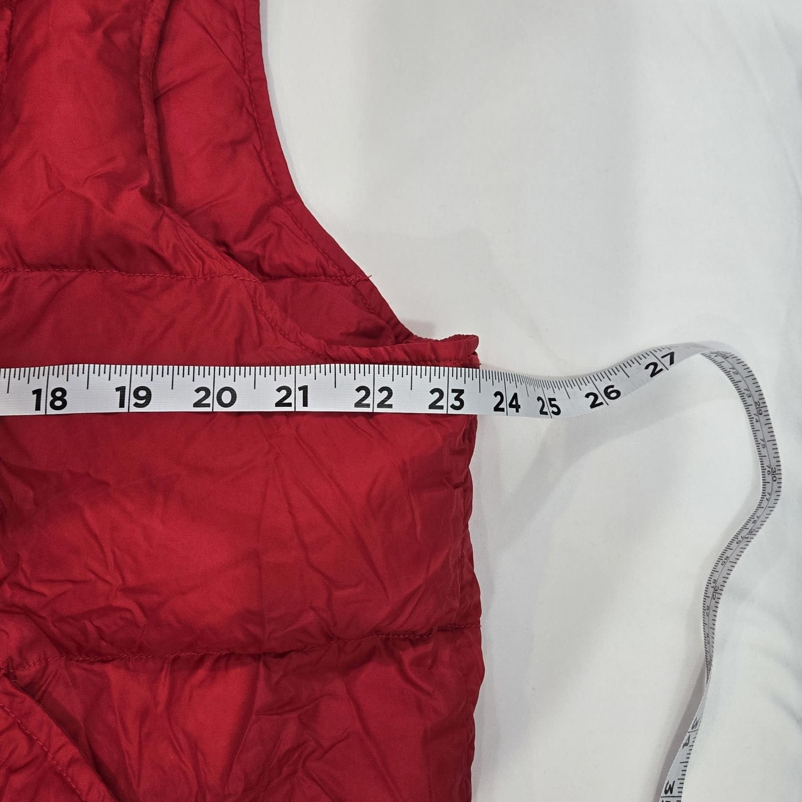 Lands' End Lands End Red Puffer Vest Womens XL Down FIlled Size XL / US 12-14 / IT 48-50 - 3 Thumbnail