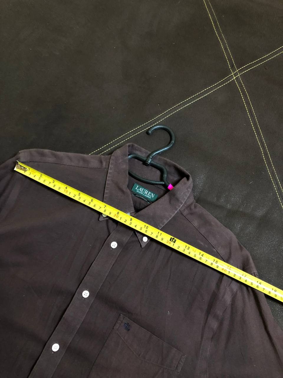 Polo Ralph Lauren Lauren Ralph Lauren Brown Military Utility Button Down Shirt Size US XL / EU 56 / 4 - 13 Thumbnail
