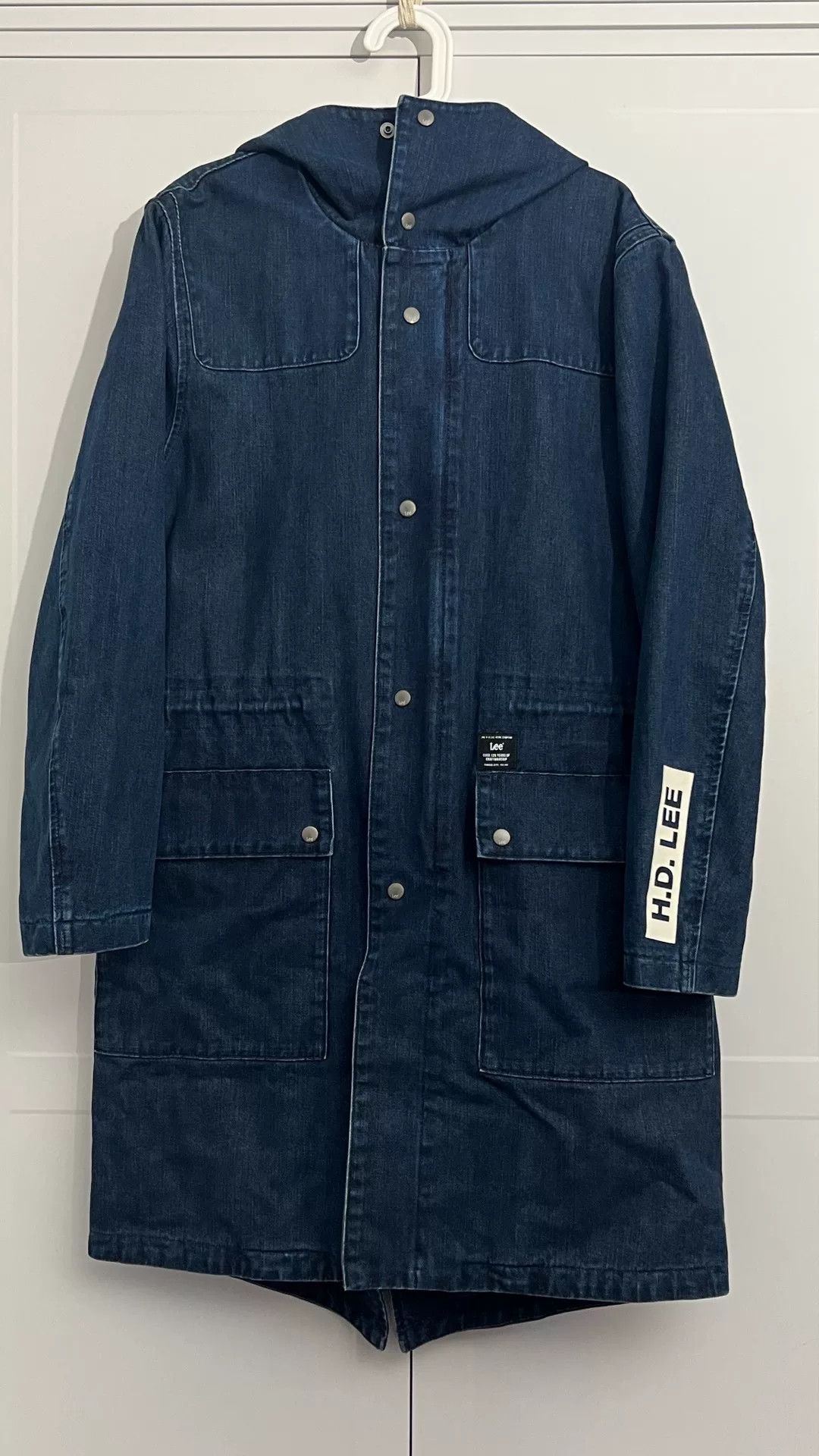 Lee Lee Denim Trench Coat Size US M / EU 48-50 / 2 - 1 Thumbnail
