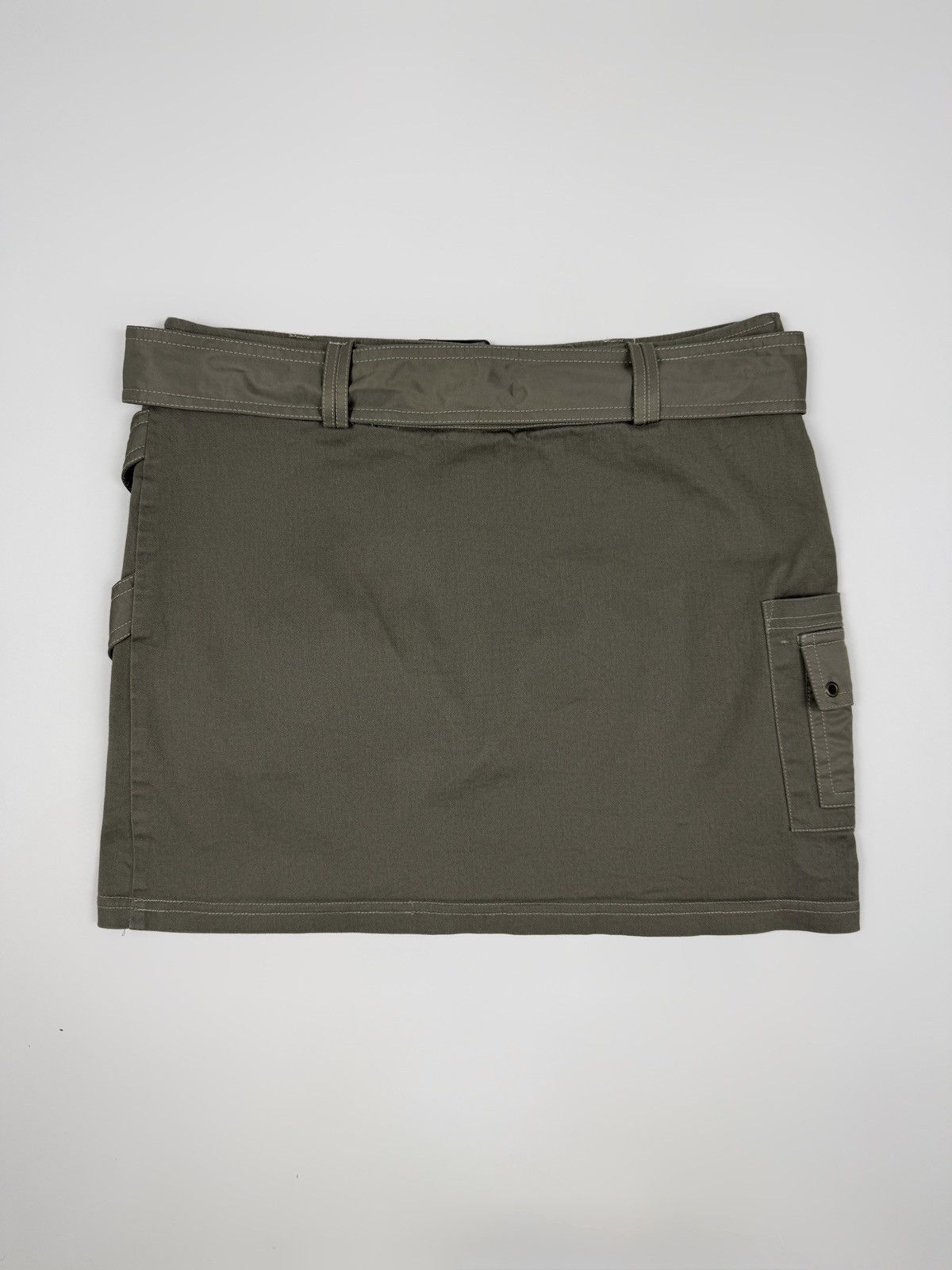 Vintage Y2K Vintage Nana Baila Paris Military Bondage Mini Skirt Size 30" / US 8 / IT 44 - 7 Thumbnail