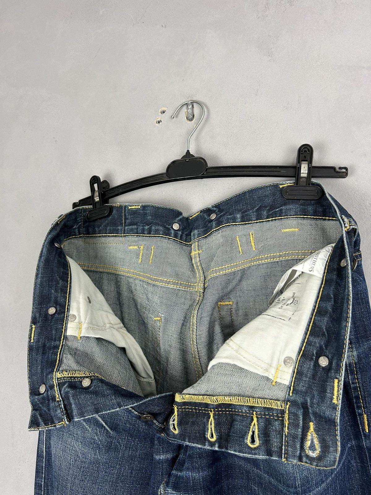 Pike Brothers Pike Brothers Roamer Selvedge Denim W36 L38 Waist Adjuster Size US 36 / EU 52 - 17 Thumbnail