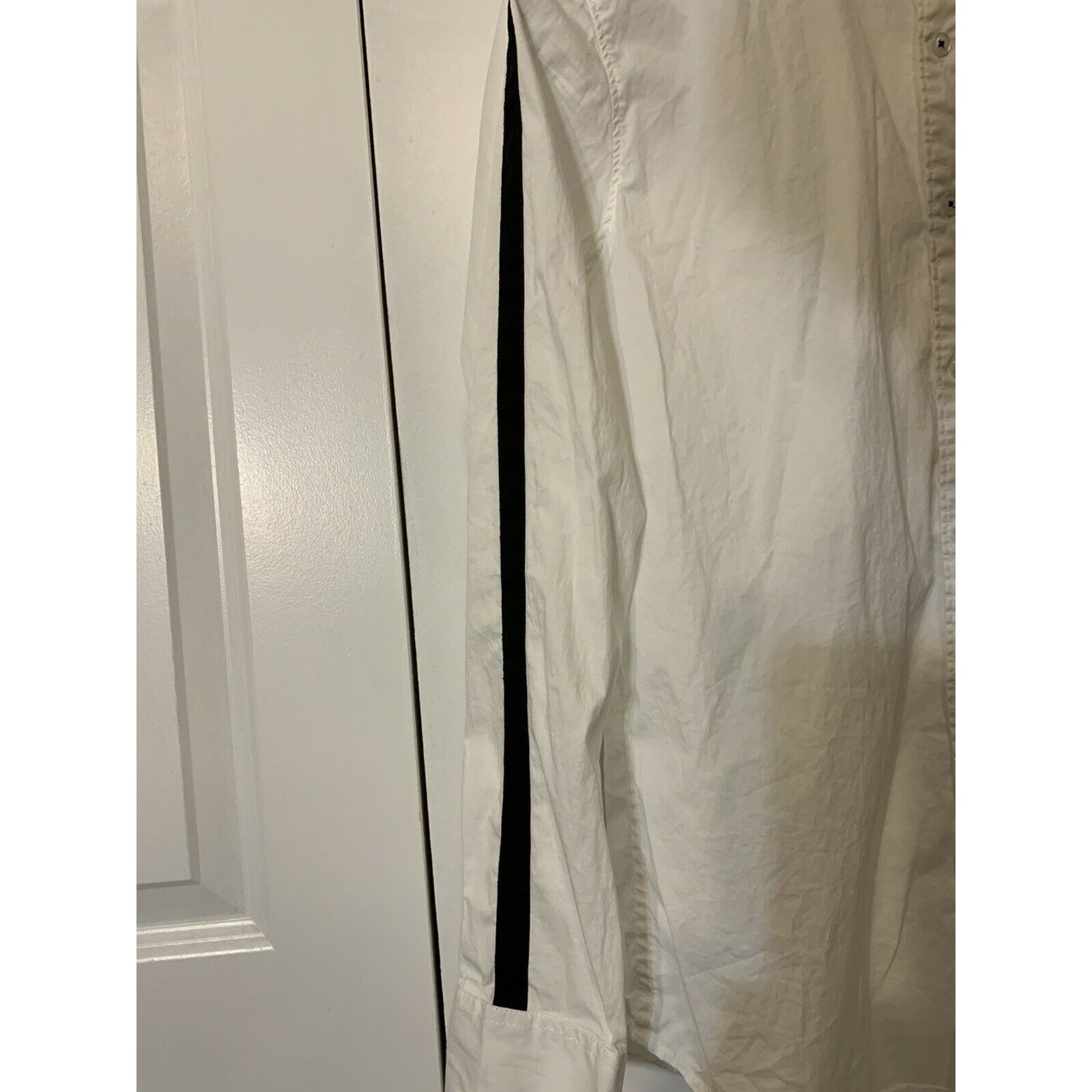 Other Michael Brandon Button Up Shirt Men Sz S White Black Long Sl Size US S / EU 44-46 / 1 - 4 Thumbnail