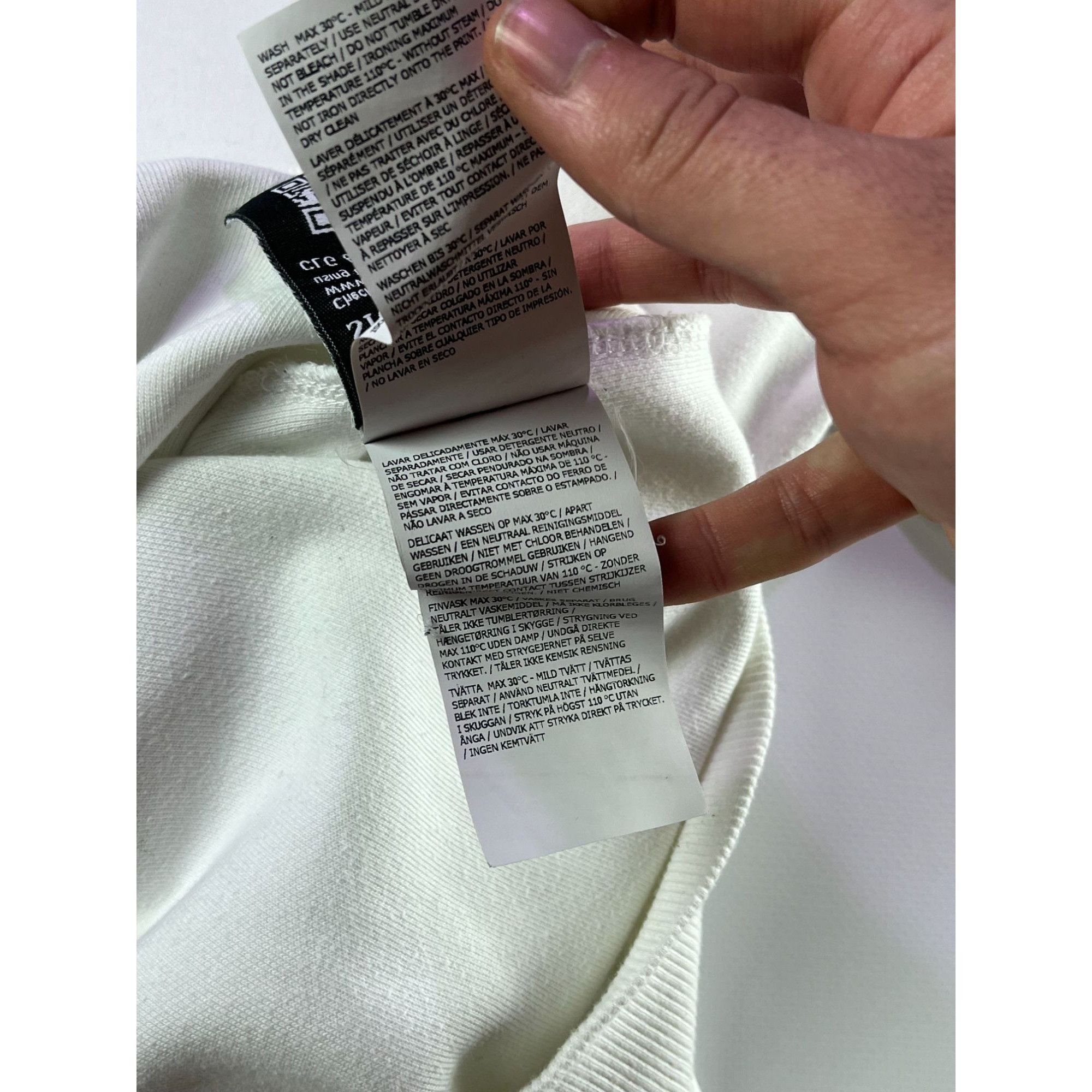Massimo Osti × Stone Island Stone Island Luxury White Sweatshirt Ribbed Crewneck Size US XL / EU 56 / 4 - 10 Thumbnail