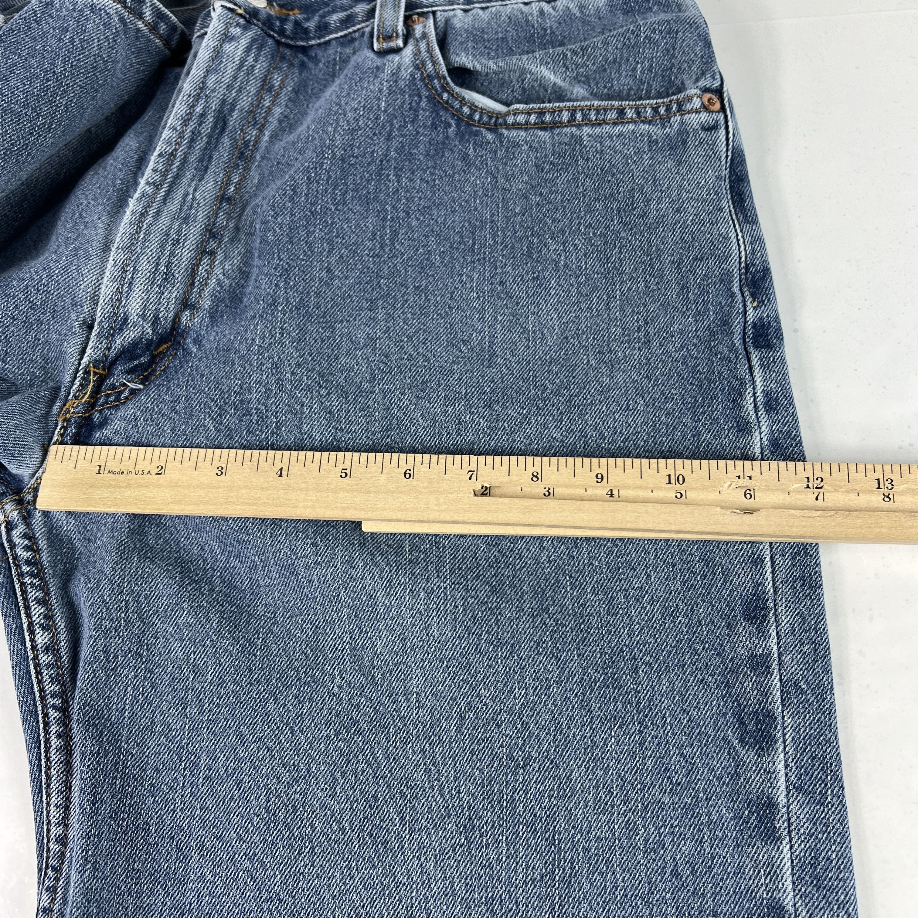 Levi's Y2K Levi's Jean 550 Relaxed Straight Blue Faded Cotton Denim Size US 34 / EU 50 - 20 Thumbnail