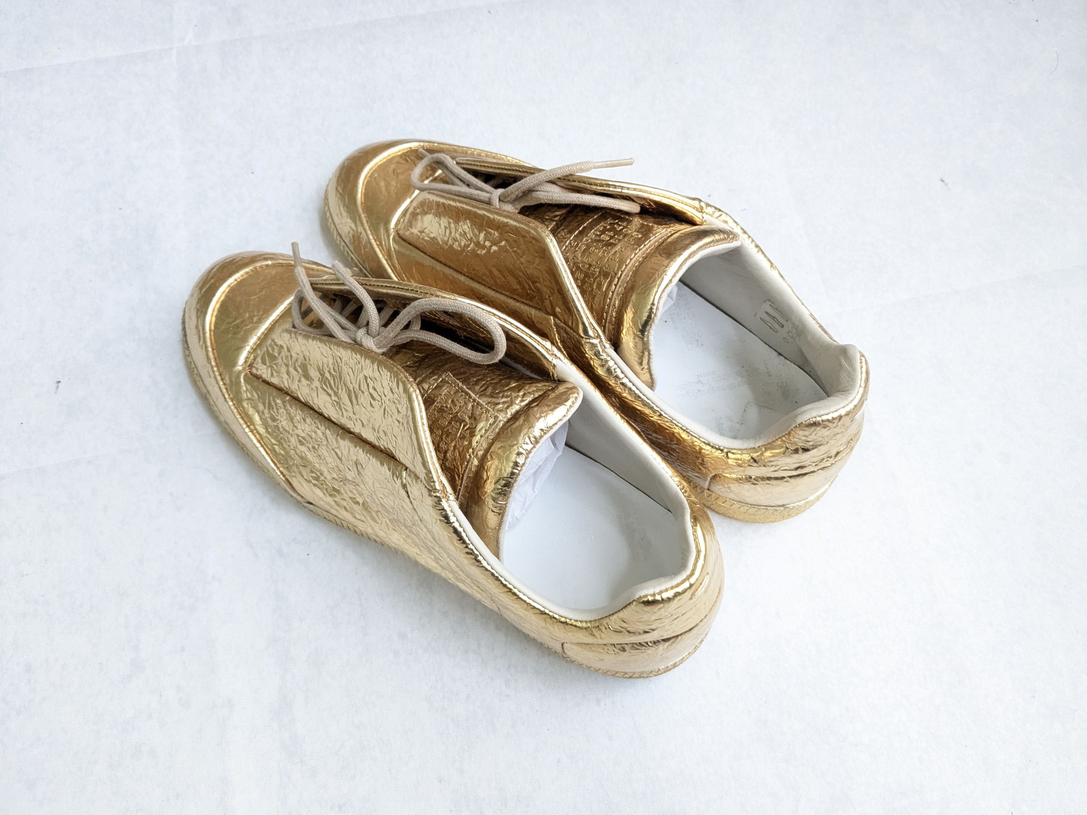 Maison Margiela Maison Margiela Future Gold 9 42 Leather Low Tops Size US 9 / EU 42 - 11 Thumbnail
