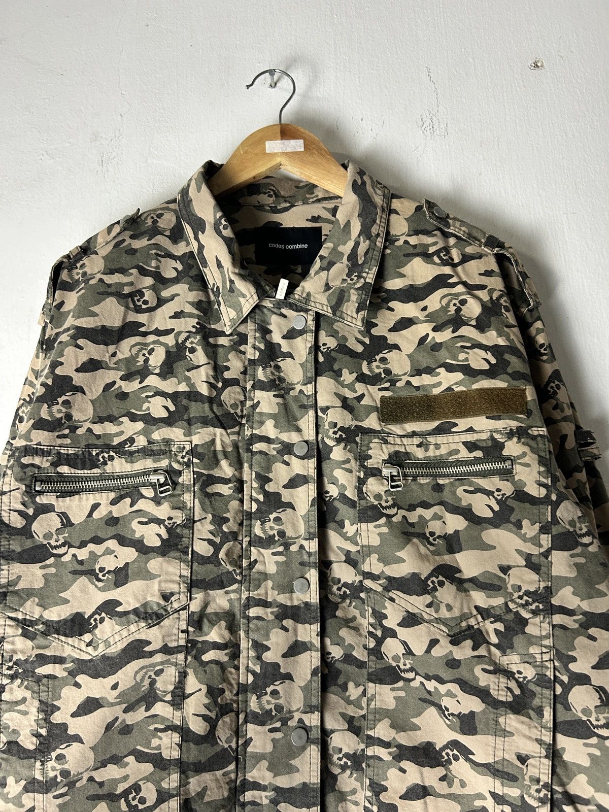 Codes Combine Codes Combine Skull Punk Design Army Jacket - number nine Size US L / EU 52-54 / 3 - 2 Thumbnail