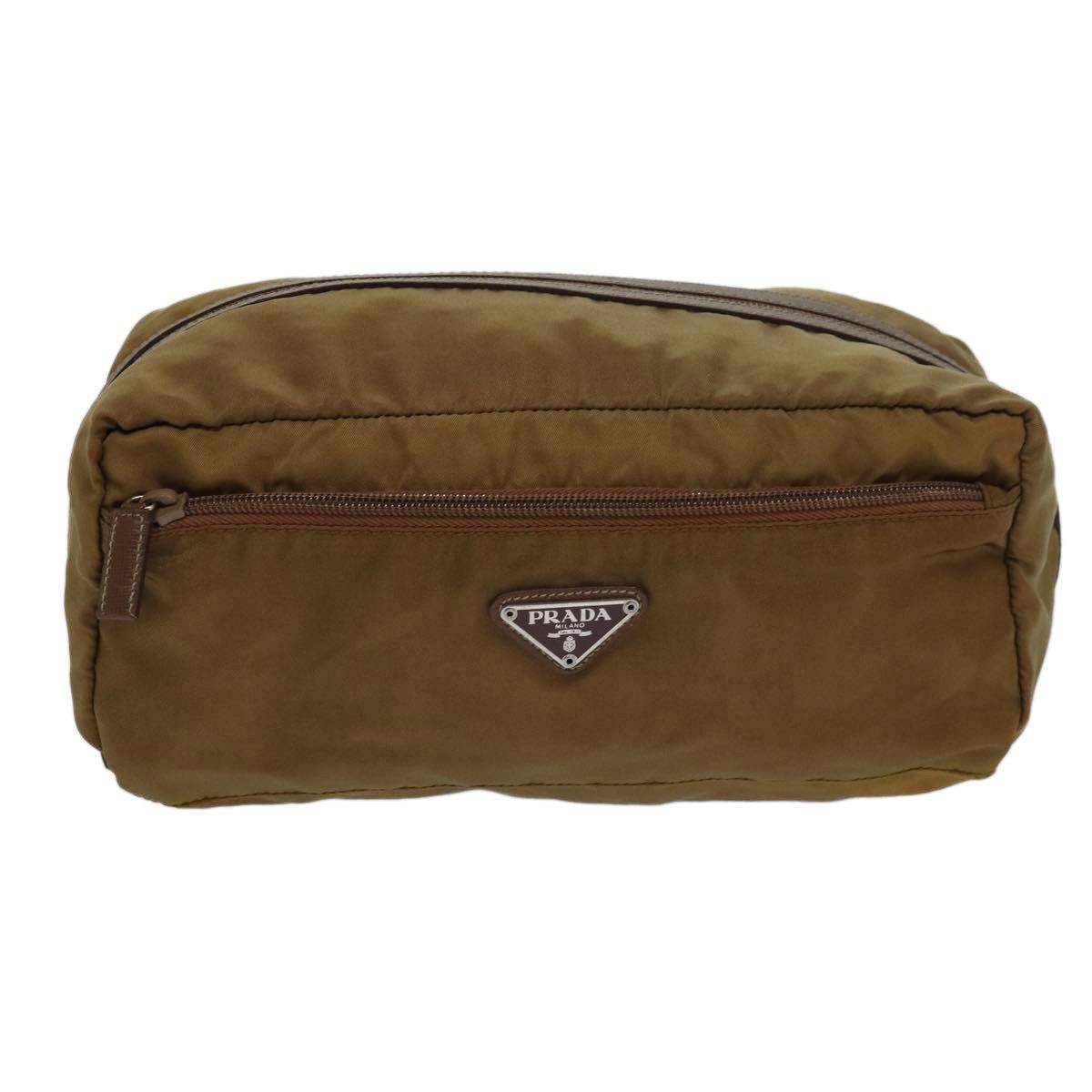 Prada Beige Synthetic Clutch Bag (Pre-Owned) Size ONE SIZE - 1 Thumbnail
