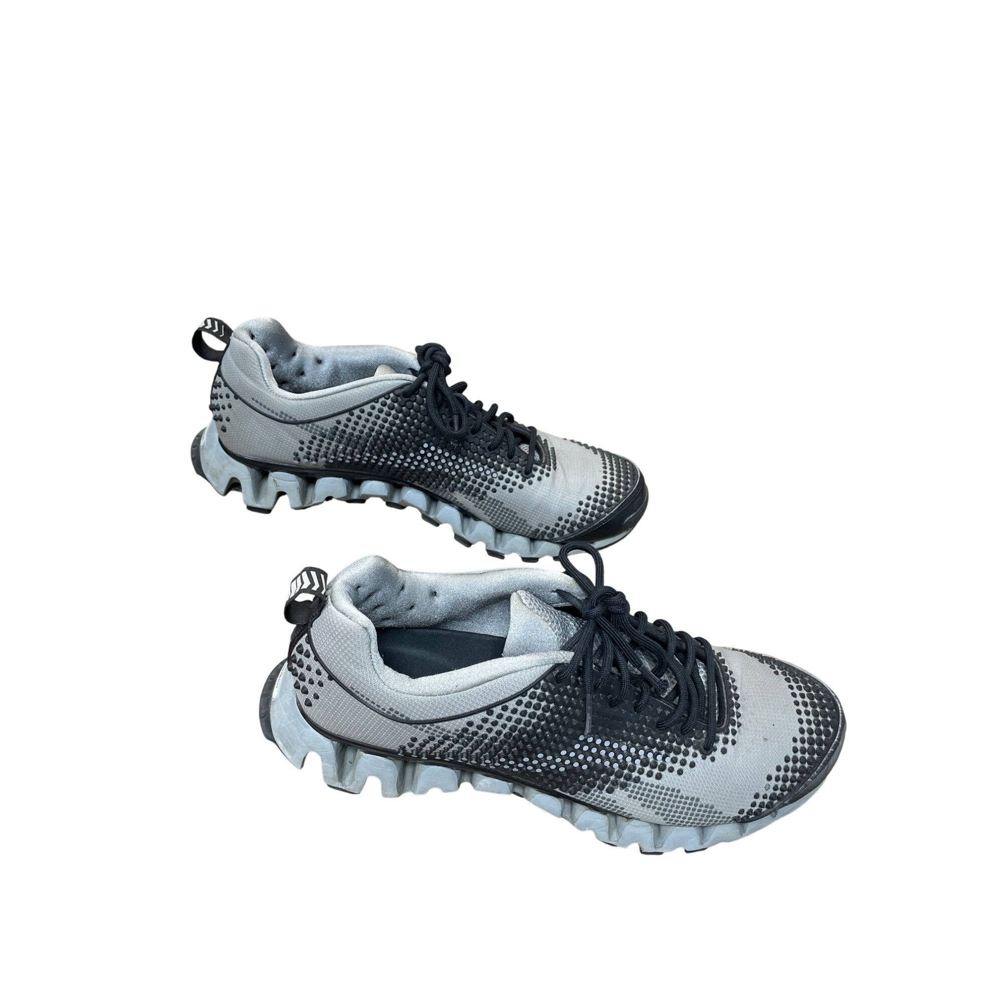 Reebok Reebok Zig Tech 2.0 Mens gray black running shoes sneakers Size US 12 / EU 45 - 4 Thumbnail