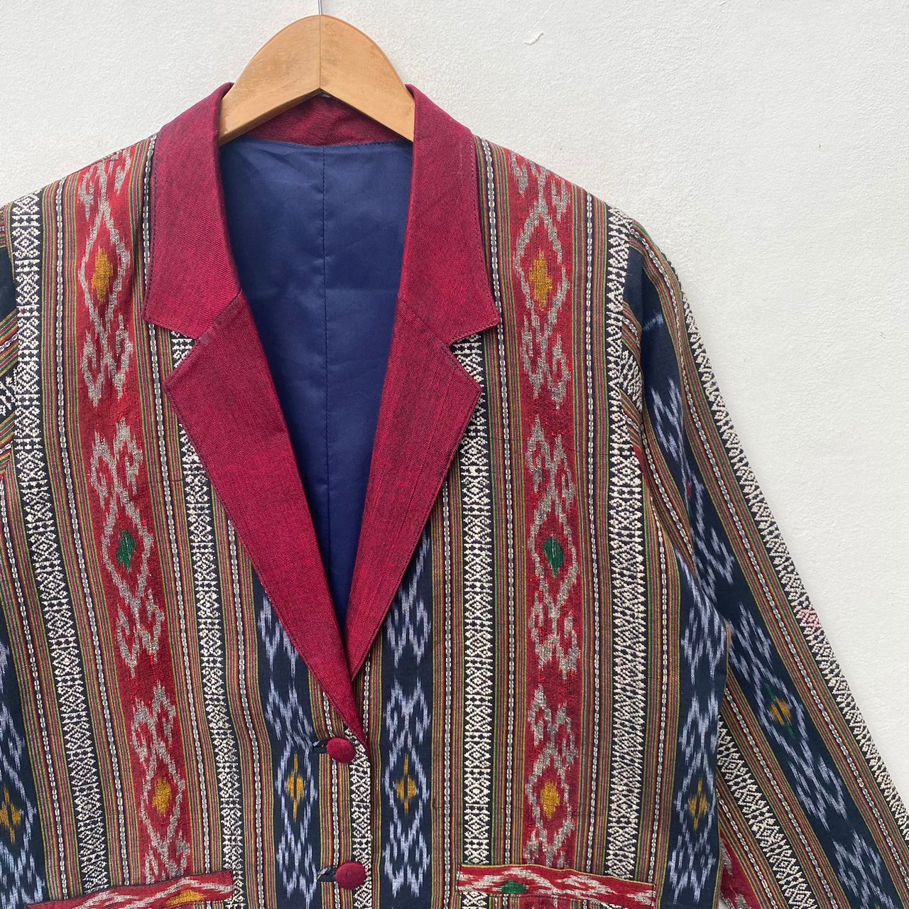 Other SOUTHWESTERN NATIVE TRADITIONAL HAND WOVEN BLAZER Size M / US 6-8 / IT 42-44 - 4 Thumbnail